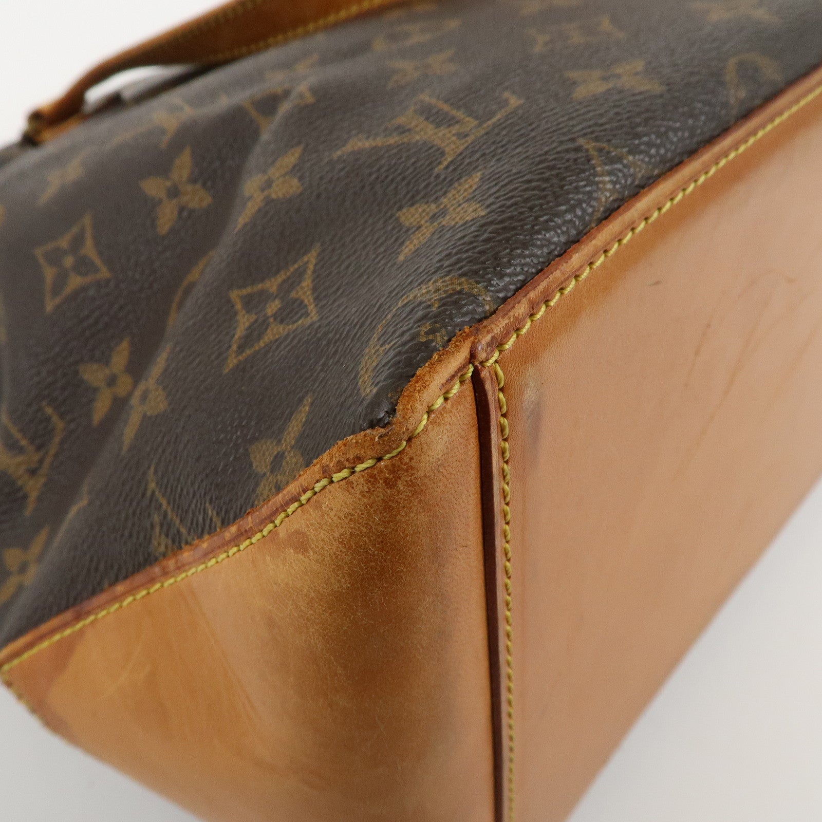 Louis Vuitton Monogram Cabas Mezzo Tote Bag Brown M51151