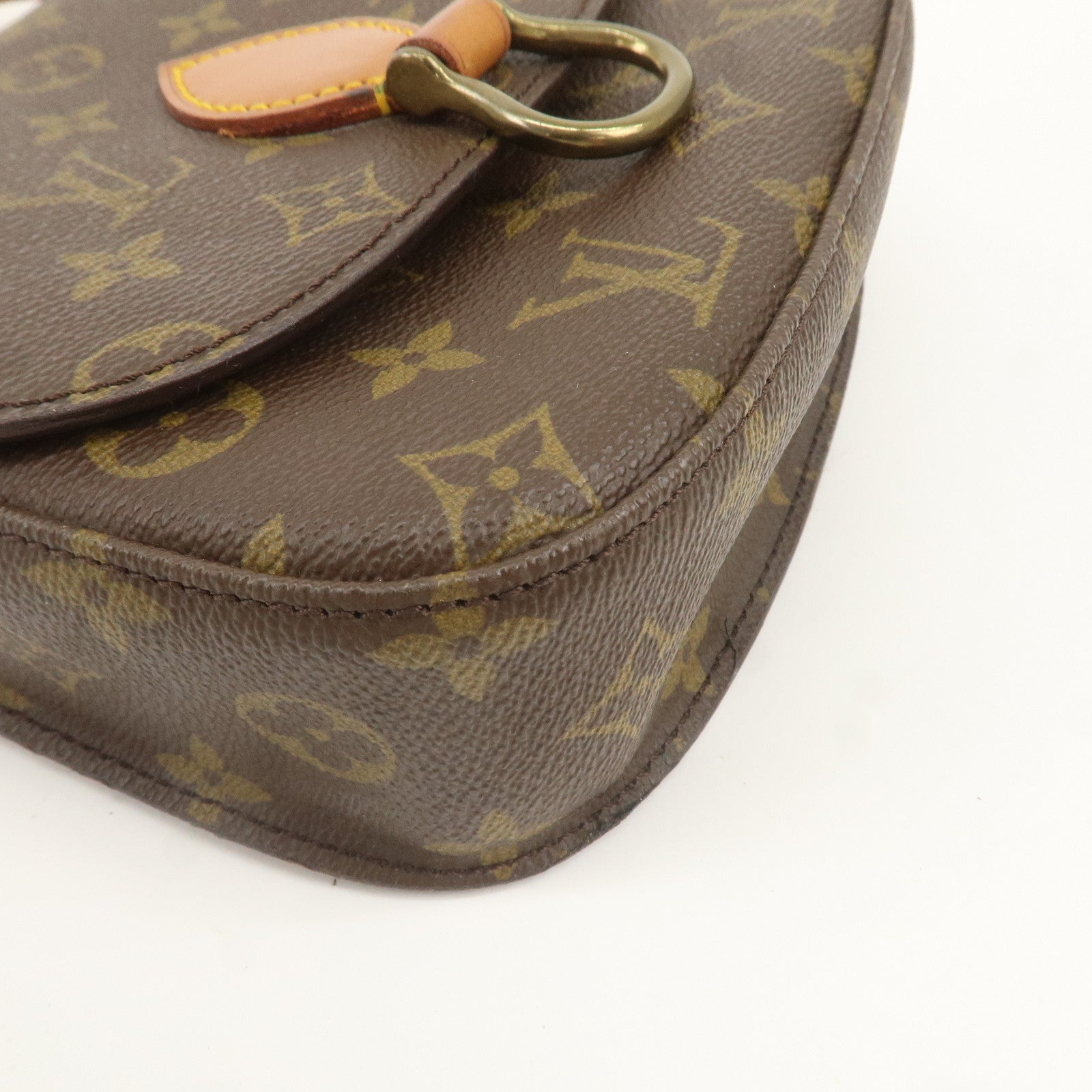 Louis Vuitton Monogram Saint Cloud MM Shoulder Bag Brown M51243