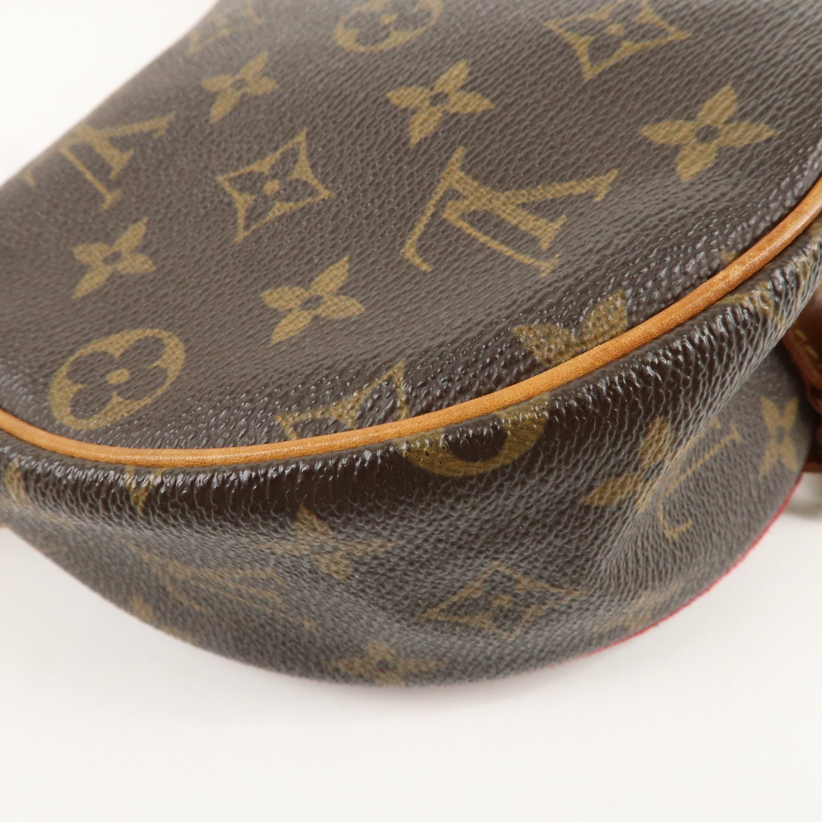 Louis Vuitton Monogram Tamburan Shoulder Bag Brown M51179