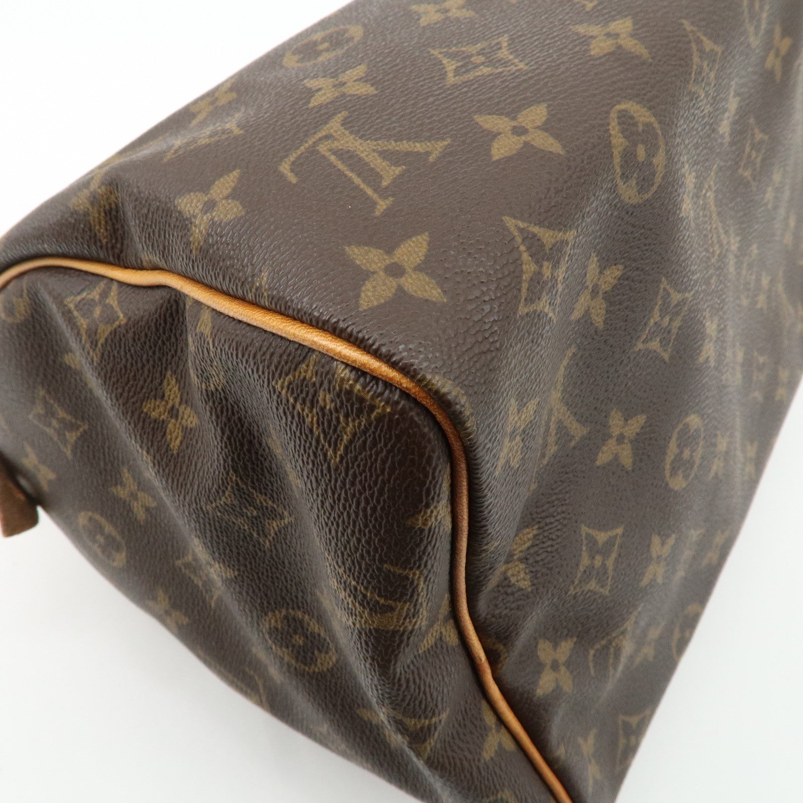 Louis Vuitton Monogram Speedy 30 Hand Bag Boston Bag M41526 Used