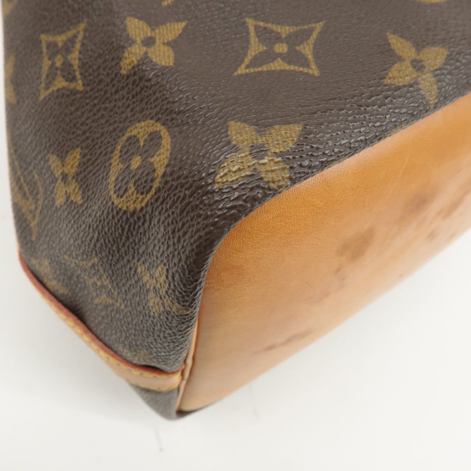 Louis Vuitton Monogram Petit Noe Shoulder Bag Brown M42226