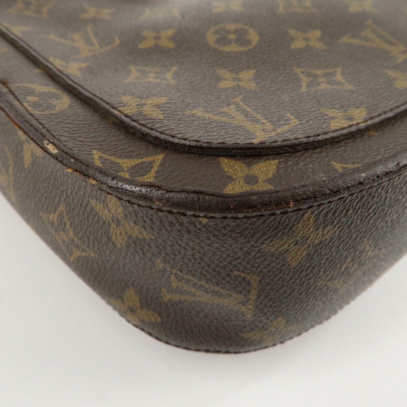 Louis Vuitton Monogram Saint Cloud GM Shoulder Bag Brown M51242