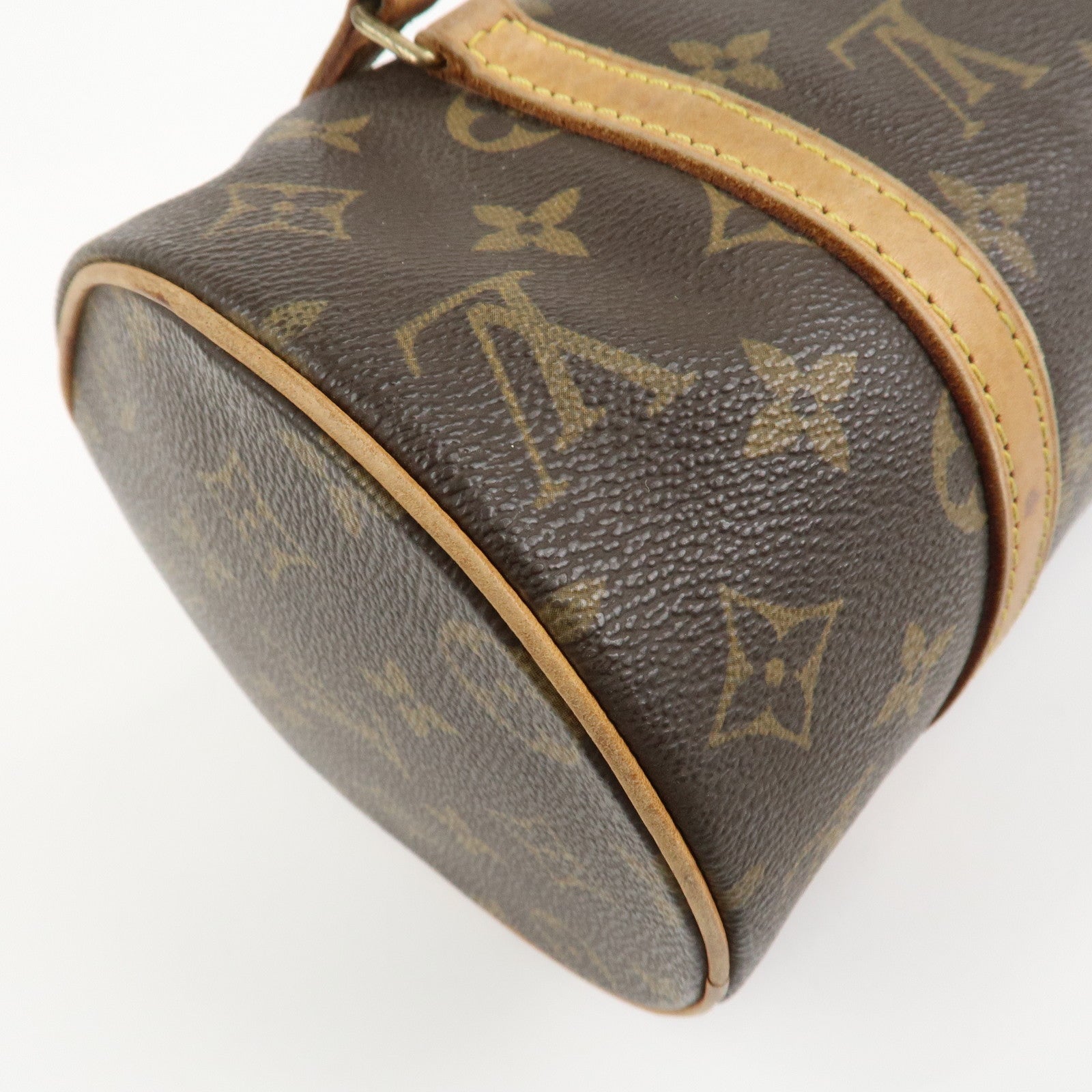 Louis Vuitton Monogram Papillon 26 Hand Bag Brown M51386 Used