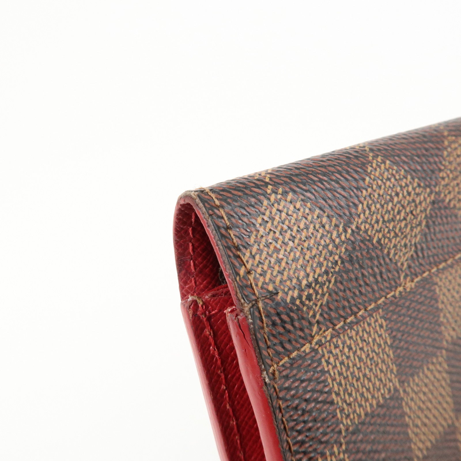 Louis Vuitton Damier Portefeuille Long Wallet Kaisa N61221 Used