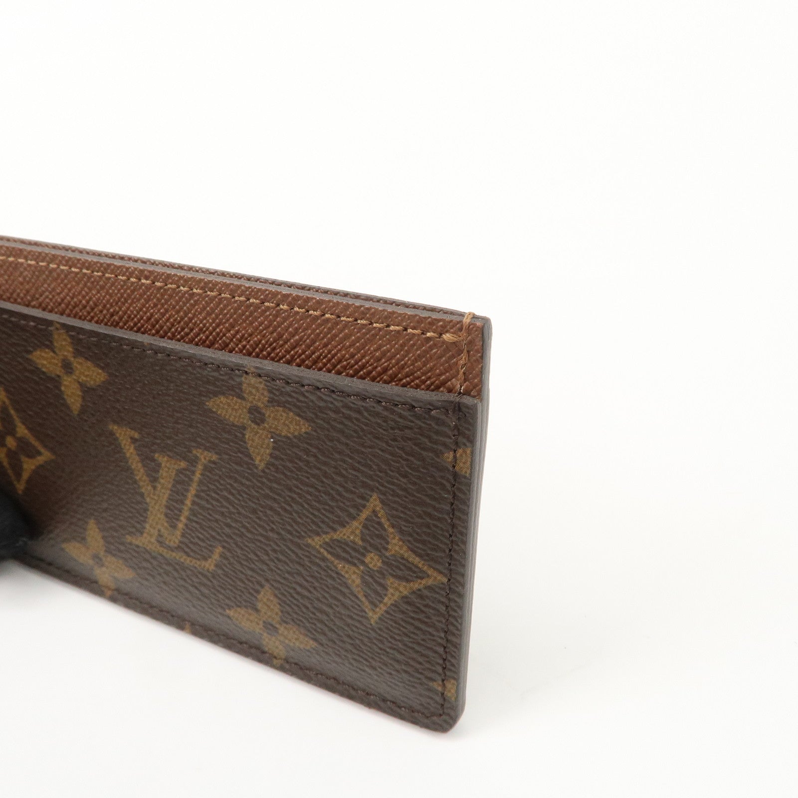 Louis Vuitton Monogram Porte Cartes Simple Card Case M61733 Used