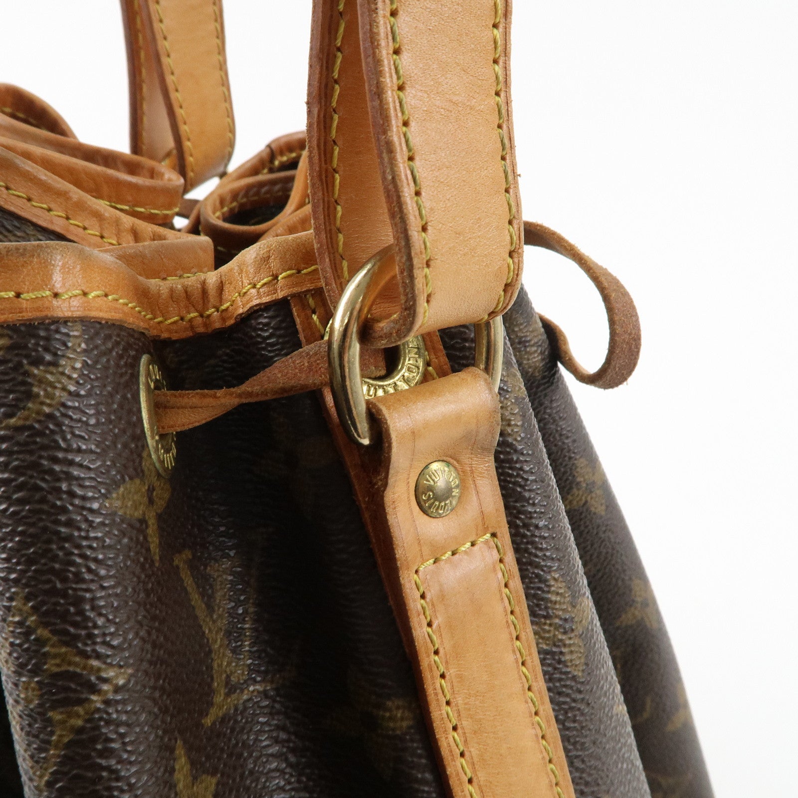 Louis Vuitton Monogram Noe Shoulder Bag Brown M42224