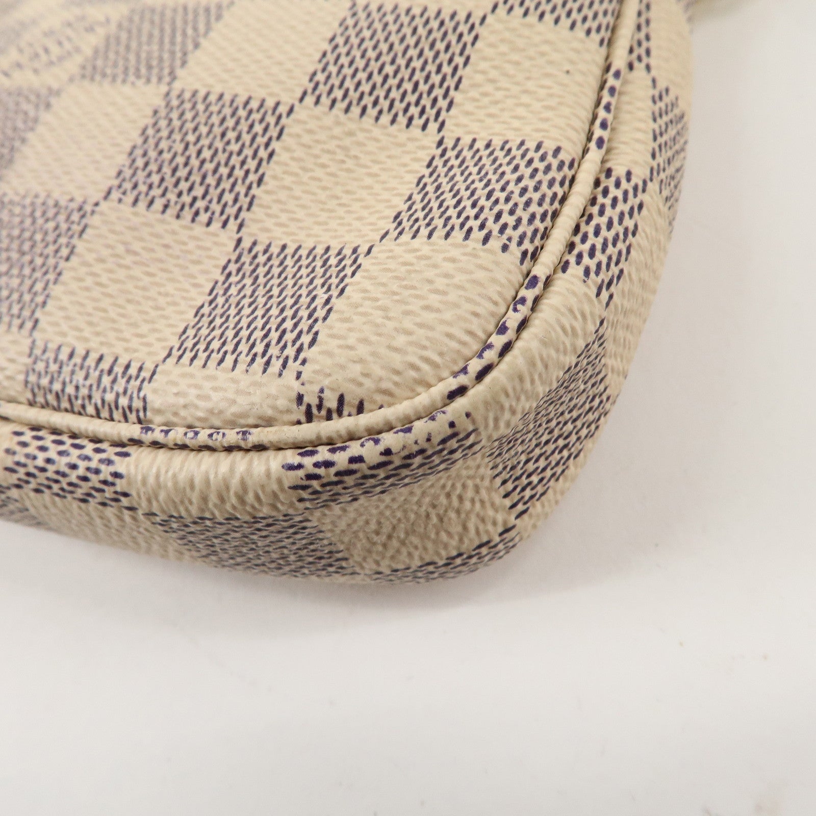 Louis Vuitton Damier Azur Mini Pochette Accessoires Pouch N58010