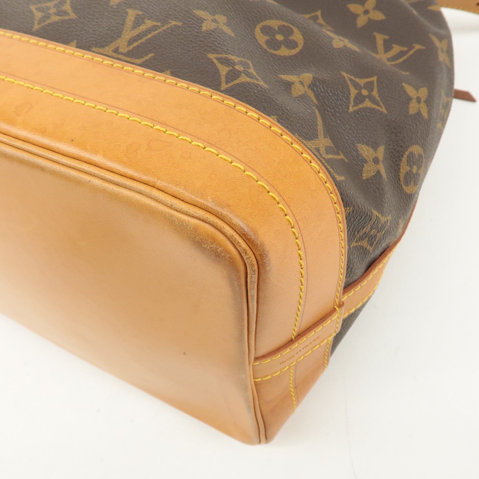 Louis Vuitton Monogram Noe Shoulder Bag Brown M42224