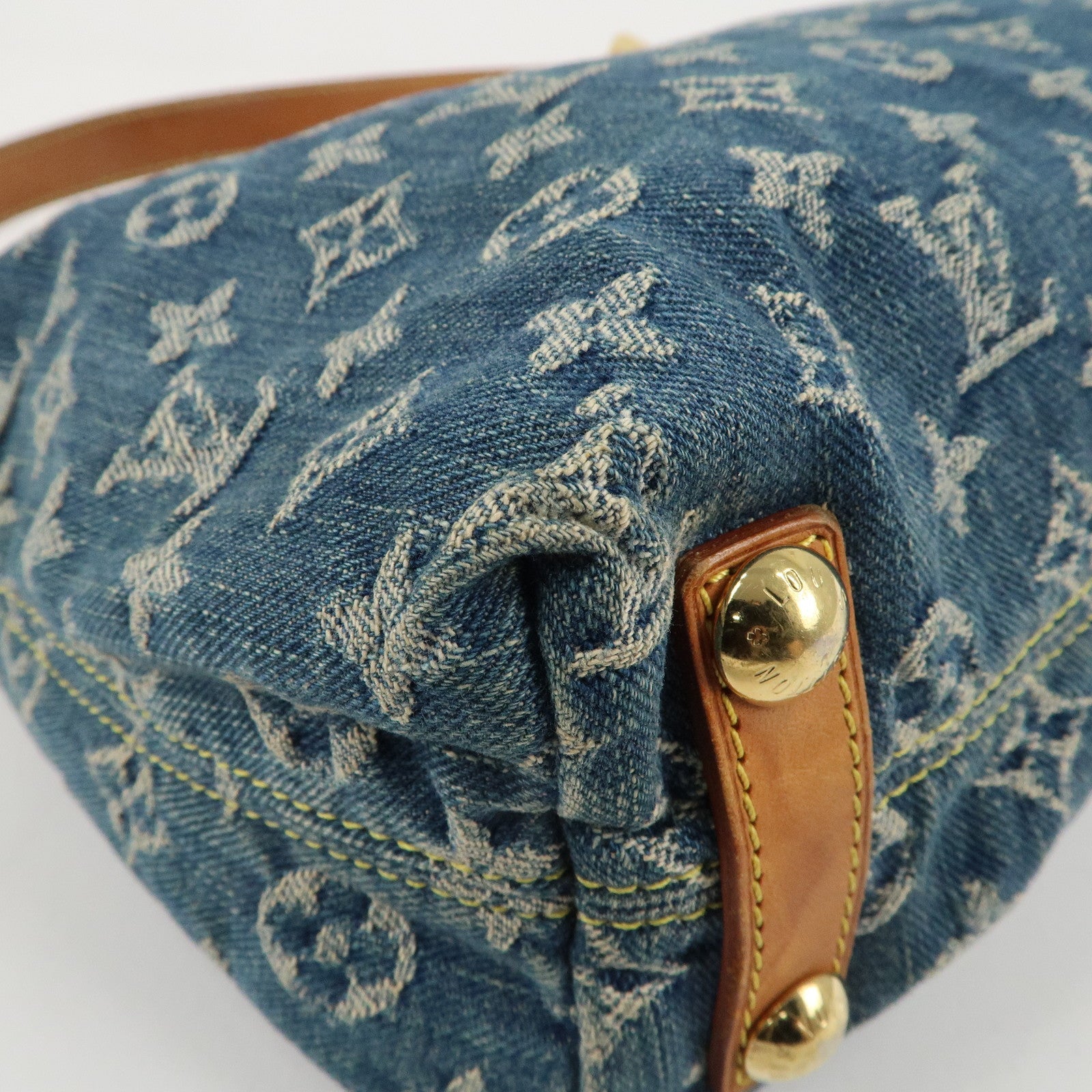 Louis Vuitton Monogram Denim Baggy PM Shoulder Bag M95049