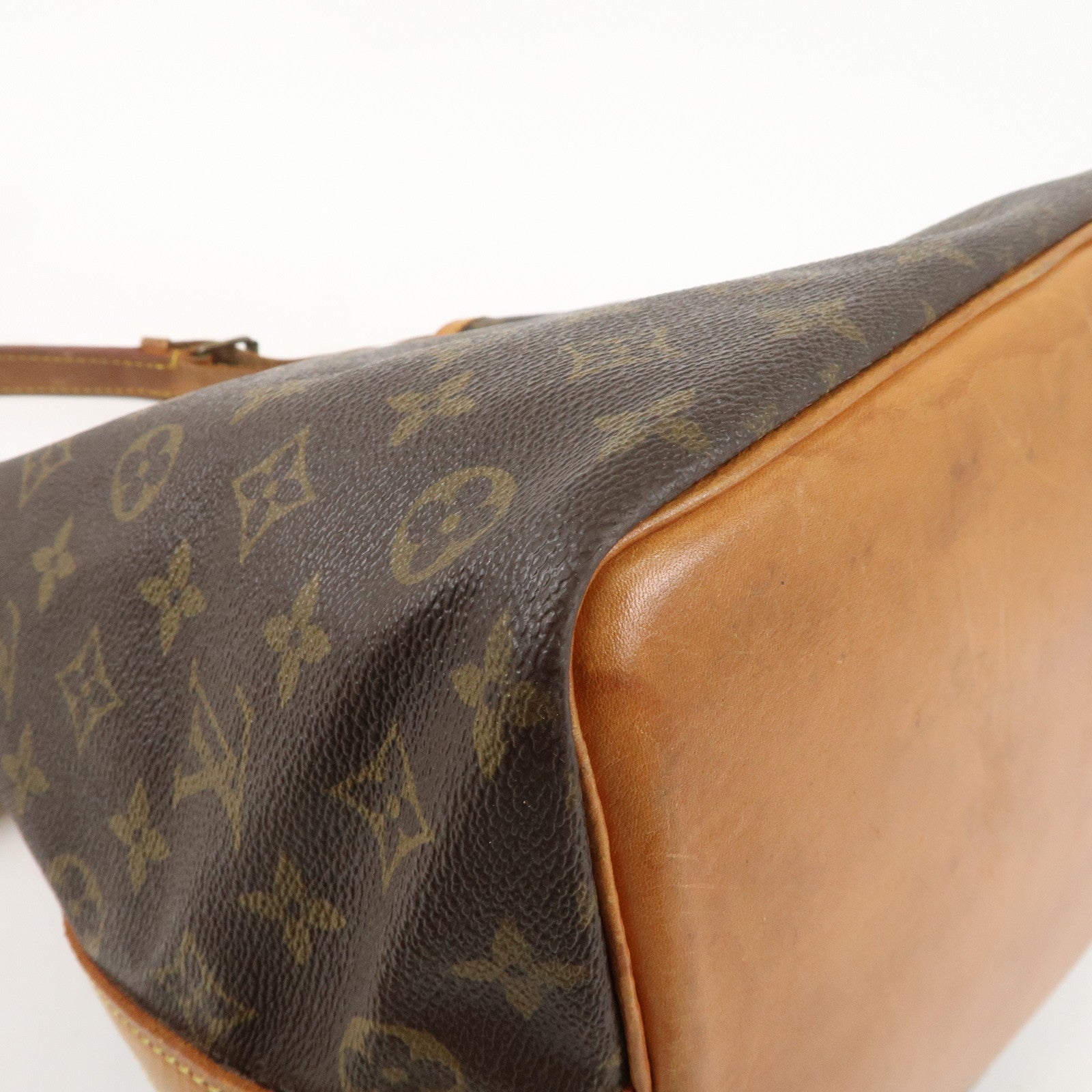 Louis Vuitton Monogram Petit Noe Shoulder Bag Brown M42226