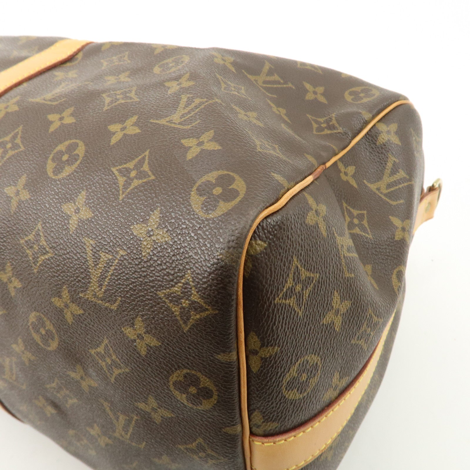 Louis Vuitton Monogram Keep All Bandouliere 50 Boston Bag M41416 Used