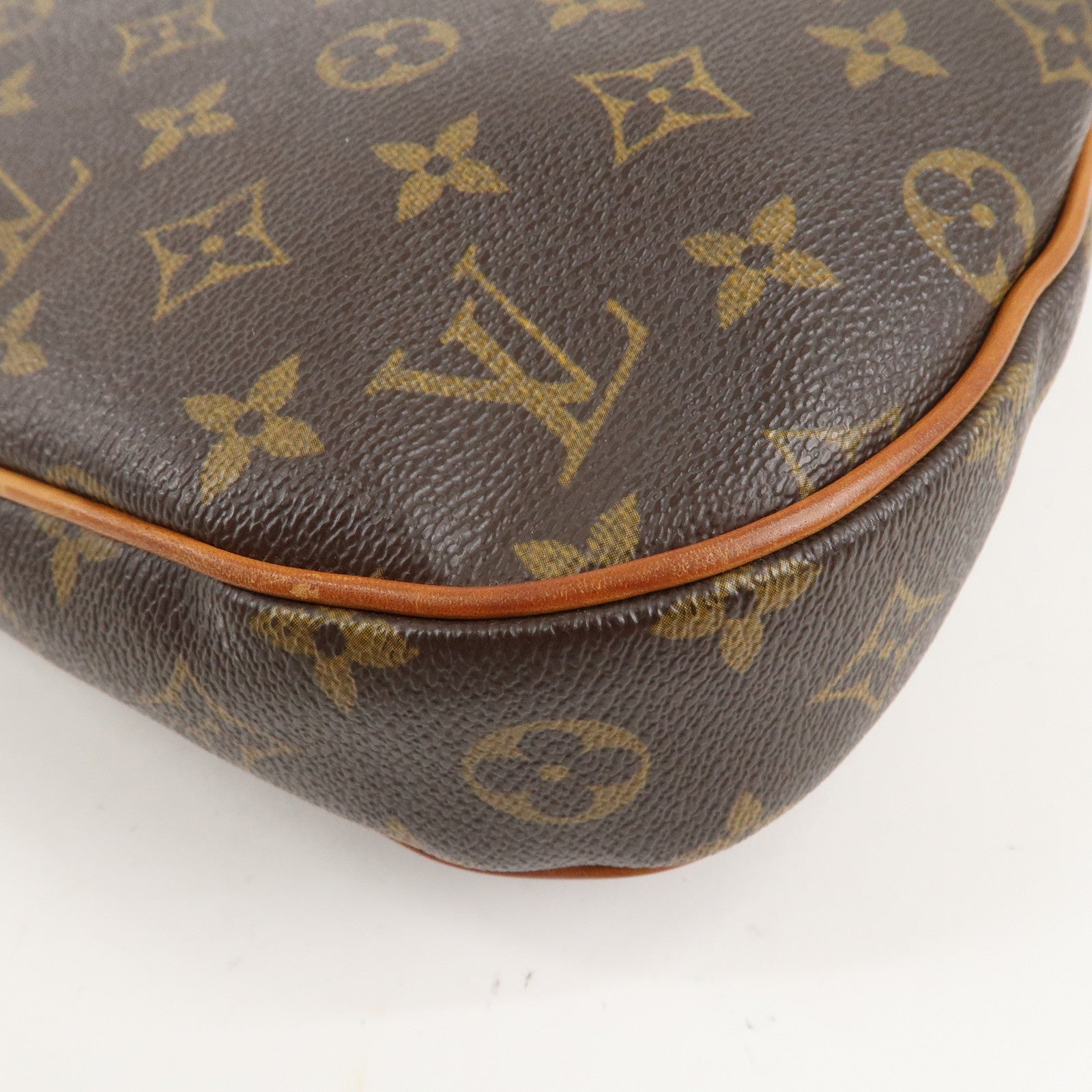 Louis Vuitton Monogram Odeon MM Shoulder Bag Brown M56389