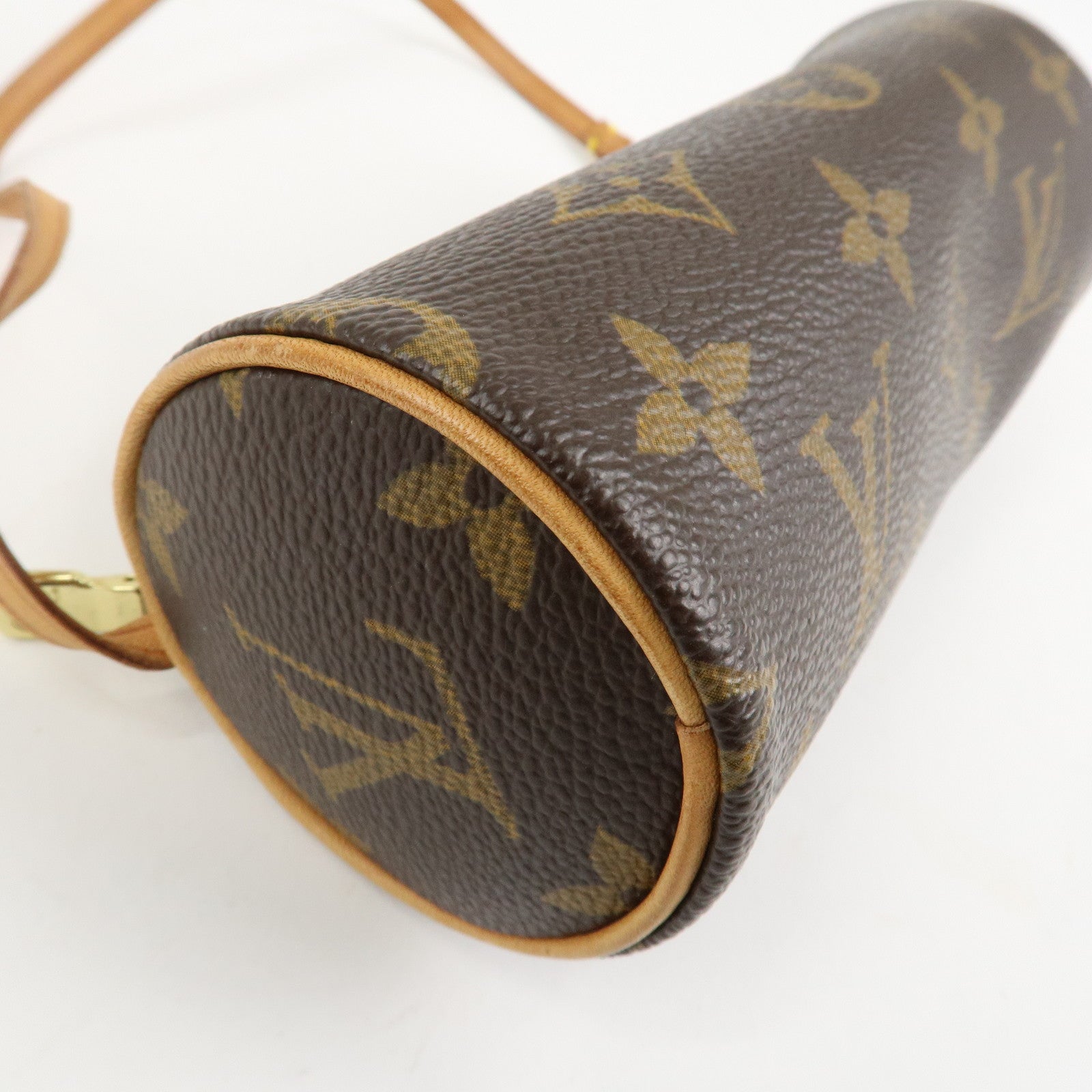 Louis Vuitton Monogram Mini Pouch for Papillon Bag New Style Brown Used