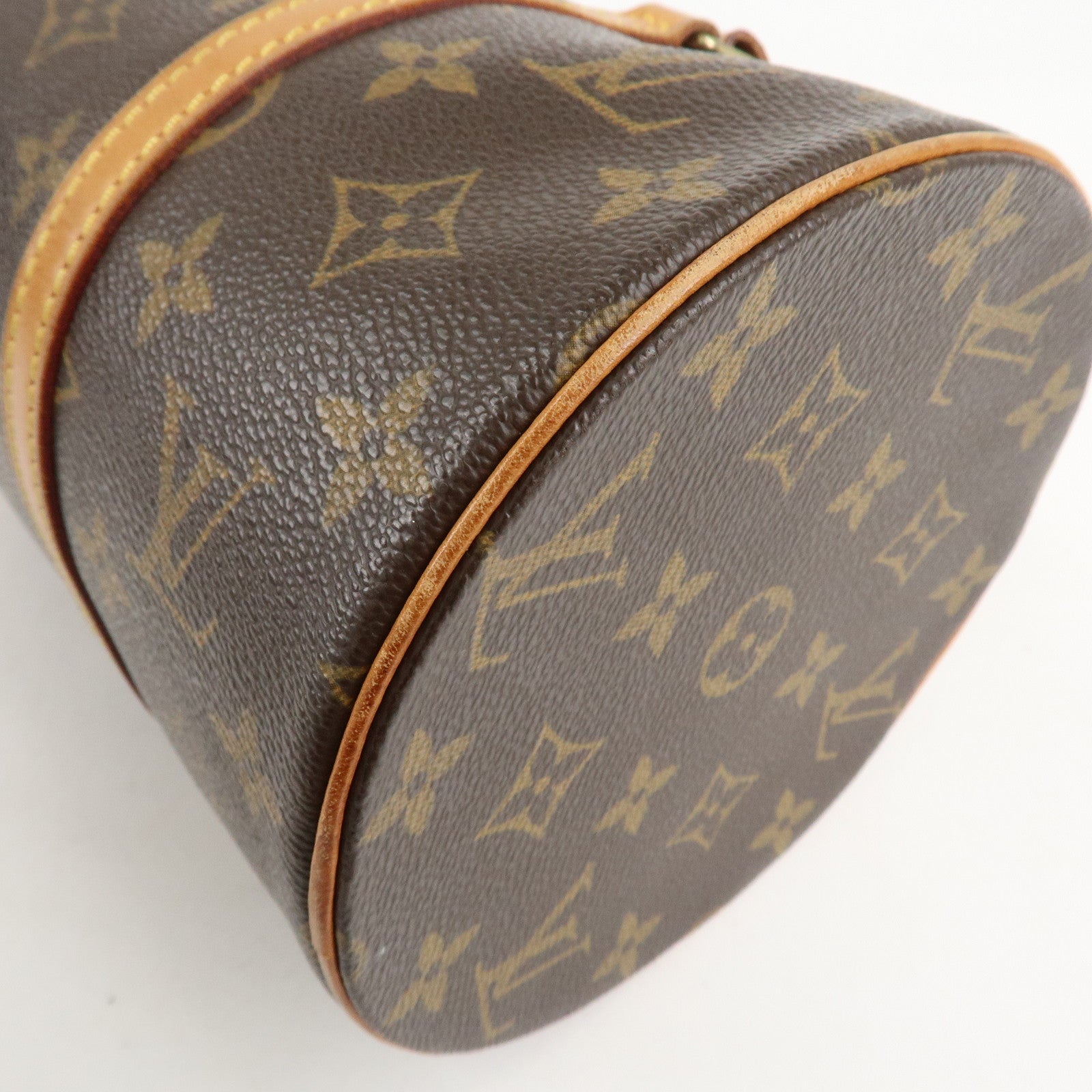 Louis Vuitton Monogram Papillon 30 Hand Bag Brown M51385 Used