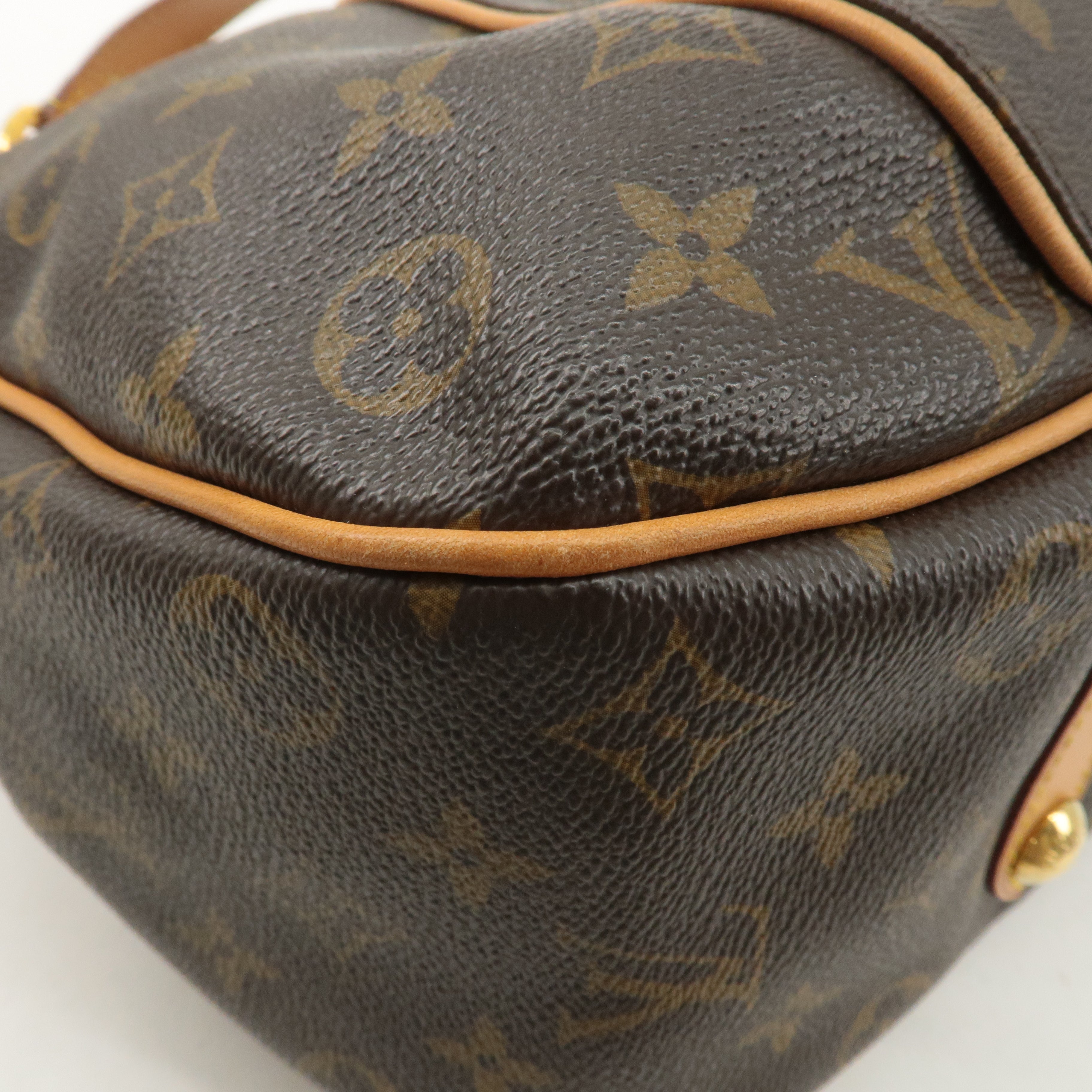 Louis Vuitton Monogram Galliera PM Shoulder Bag Brown M56382