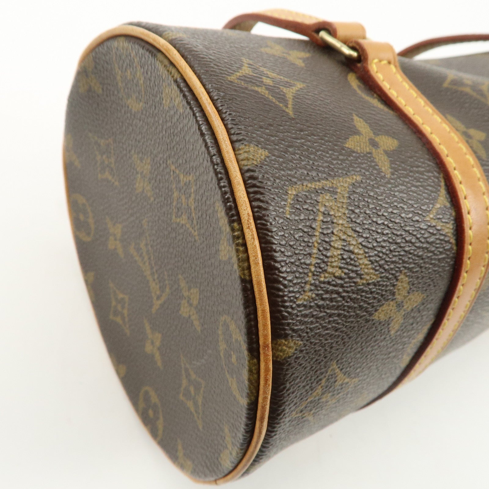 Louis Vuitton Monogram Papillon 26 Hand Bag Brown M51386 Used