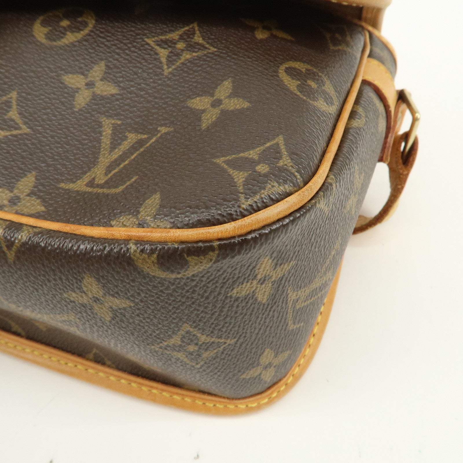 Louis Vuitton Monogram Sologne Shoulder Bag Brown M42250 Used