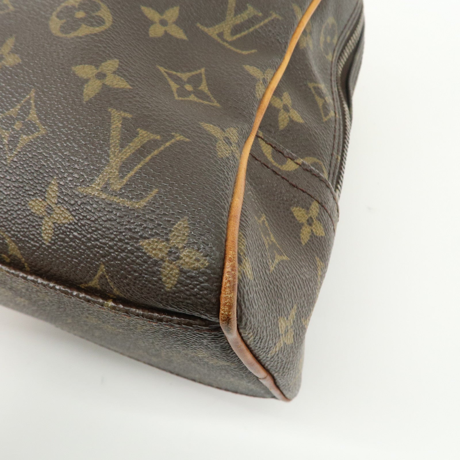 Louis Vuitton Monogram Manhattan GM Hand Bag Brown M40025 Used