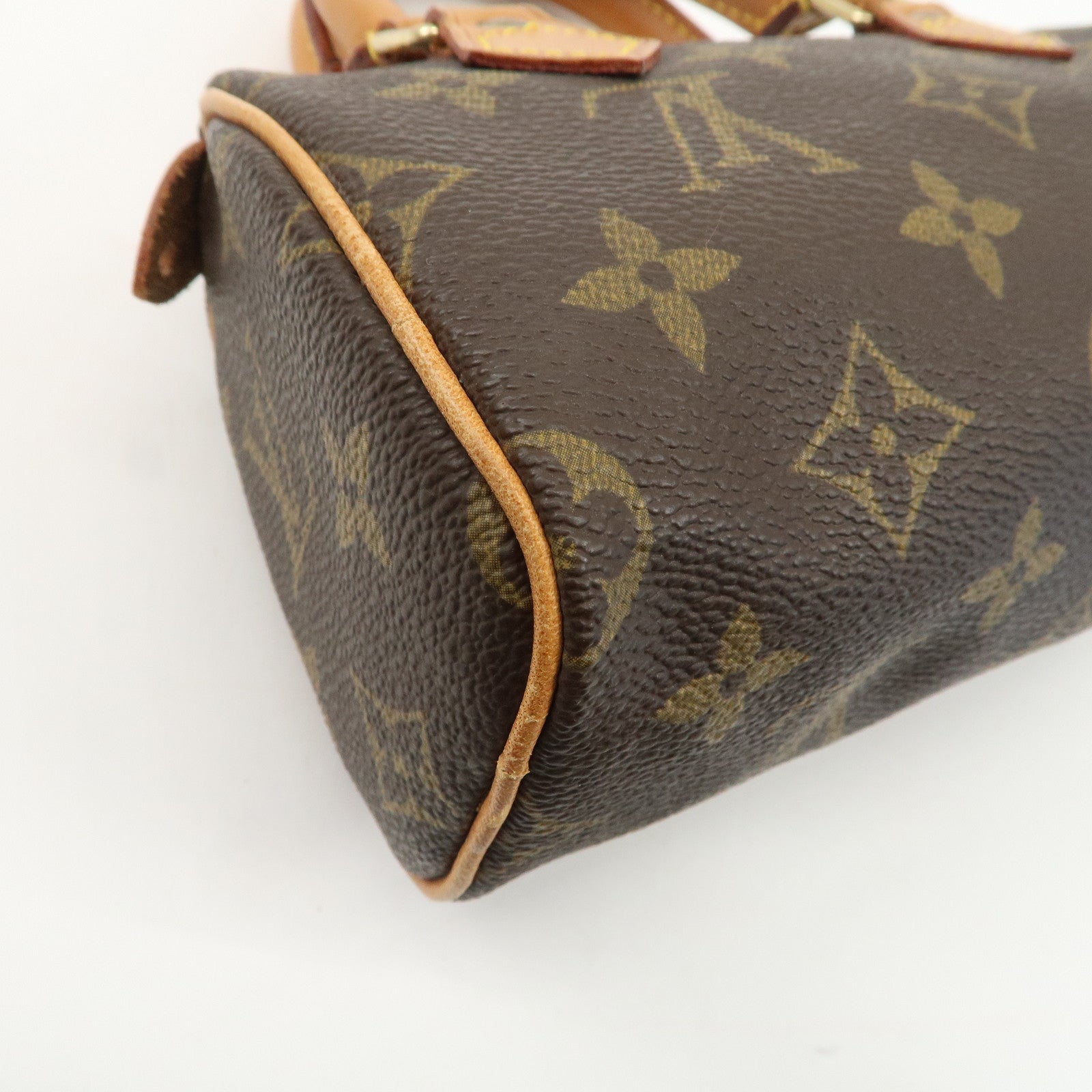 Louis Vuitton Monogram Mini Speedy 
Strap Brown M41534 Used