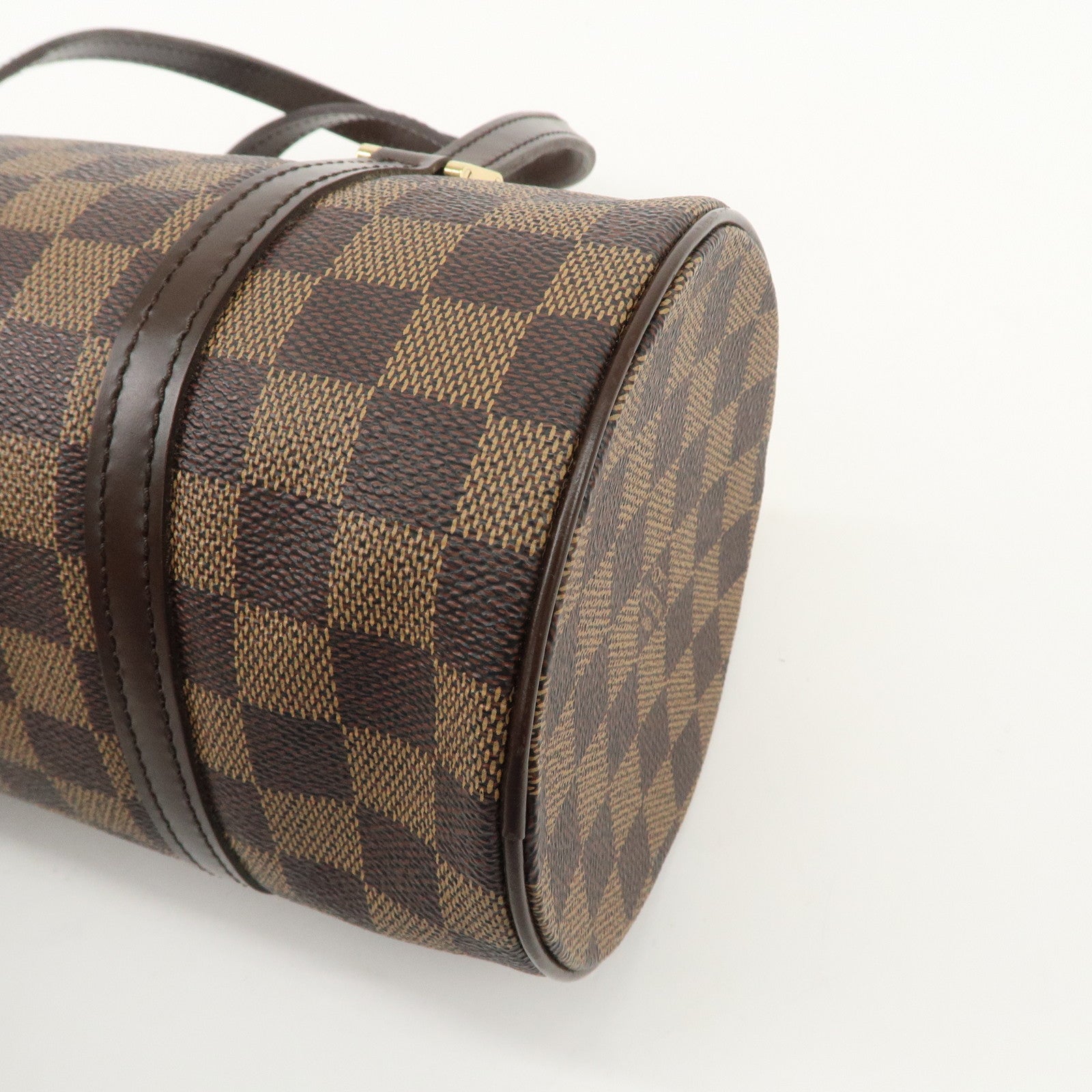 Louis Vuitton Damier Ebene Papillon 26 Hand Bag Brown N51304 Used