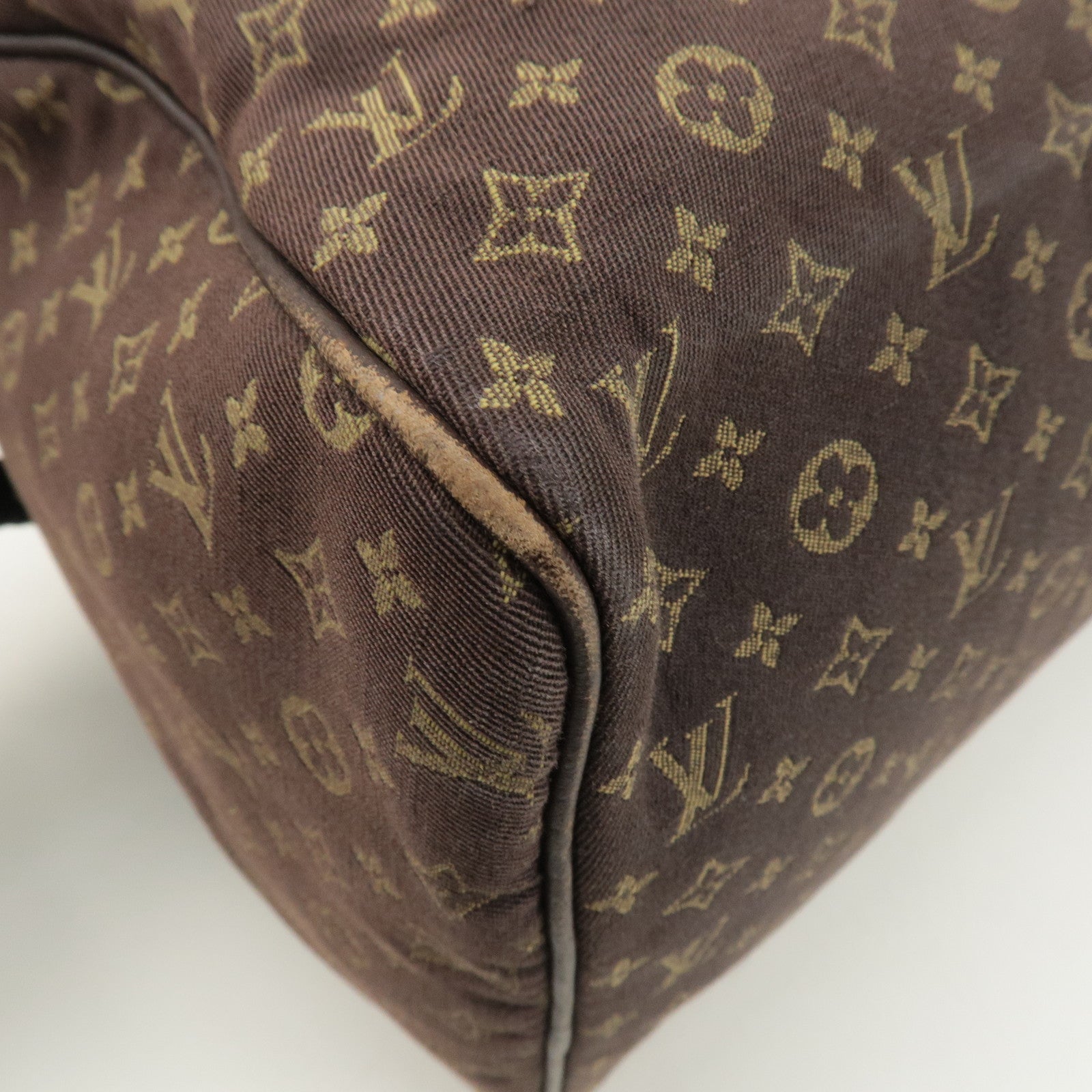 Louis Vuitton Monogram Mini Lin Speedy 30 Boston Bag Ebene M95224