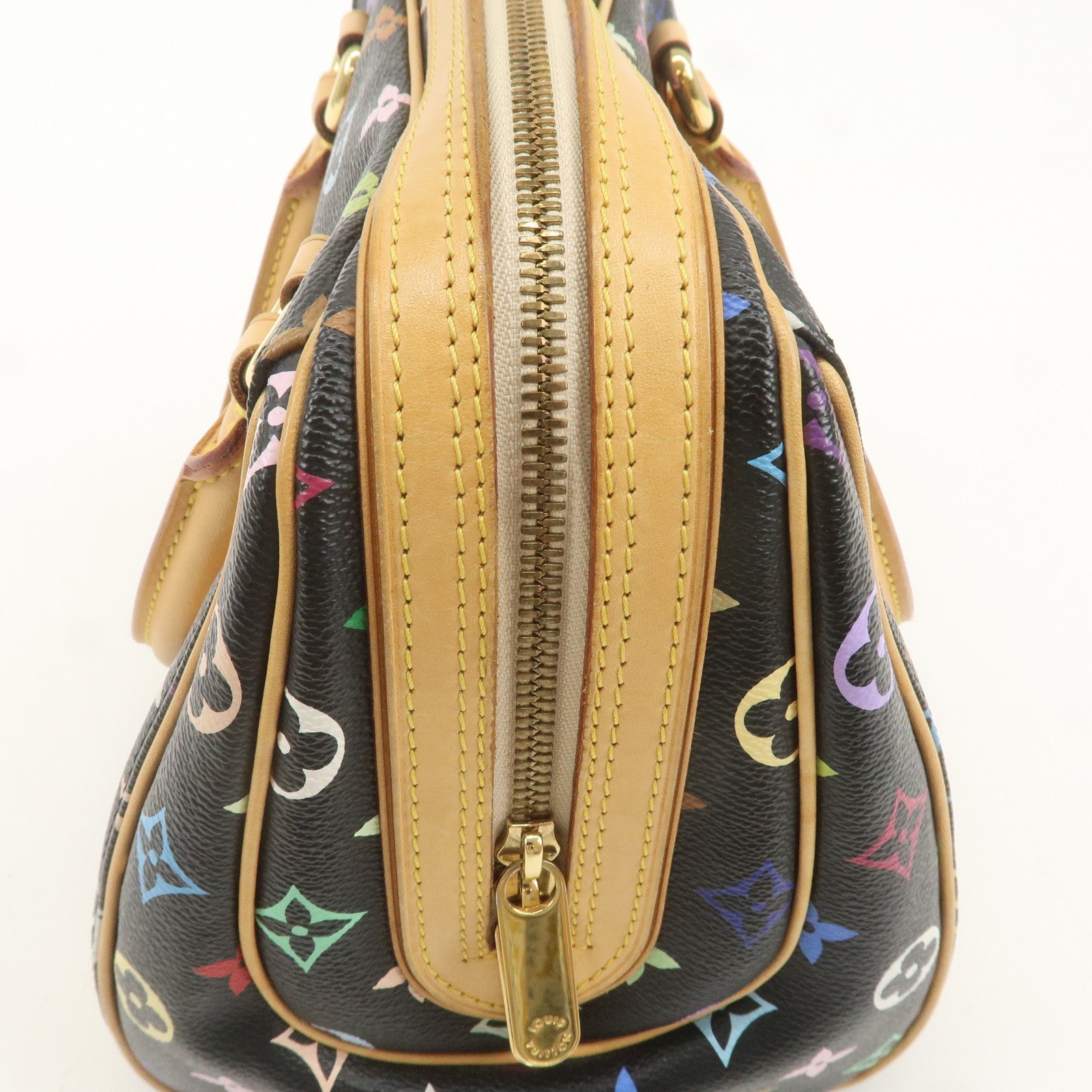 Louis Vuitton Monogram Multicolor Priscilla Hand Bag Noir M40097