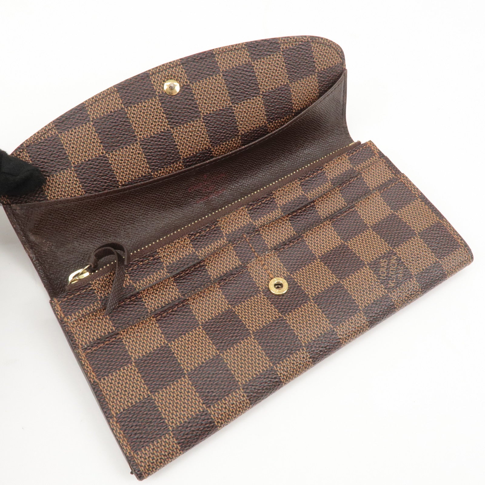 Louis Vuitton Damier Portefeuille Emily Long Wallet N63019