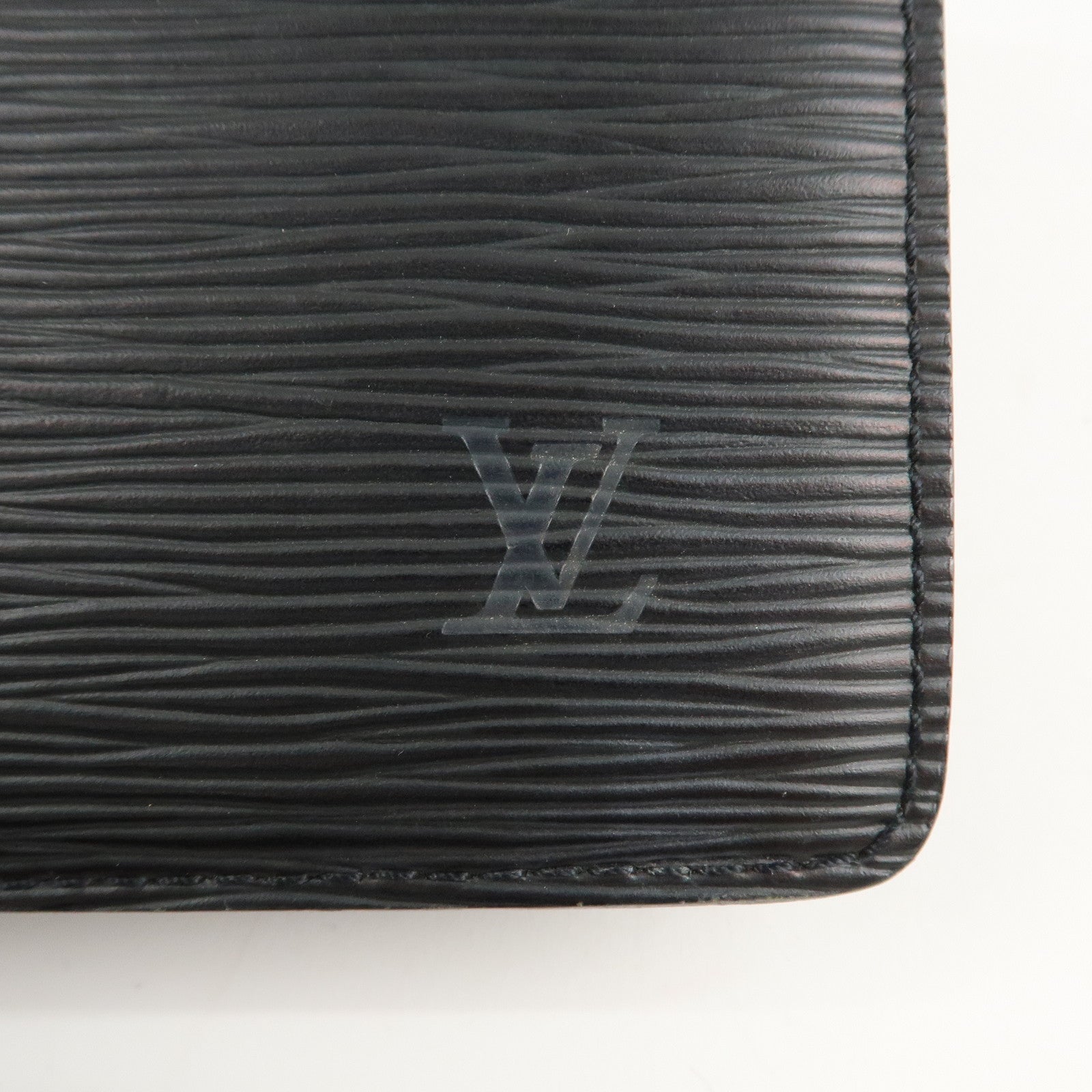 Louis Vuitton Epi Pochette Homme Clutch Bag Noir Black M52522 Used