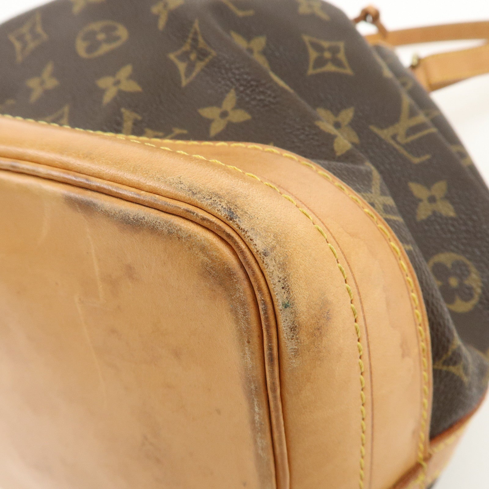 Louis Vuitton Monogram Noe Shoulder Bag Hand Bag Brown M42224