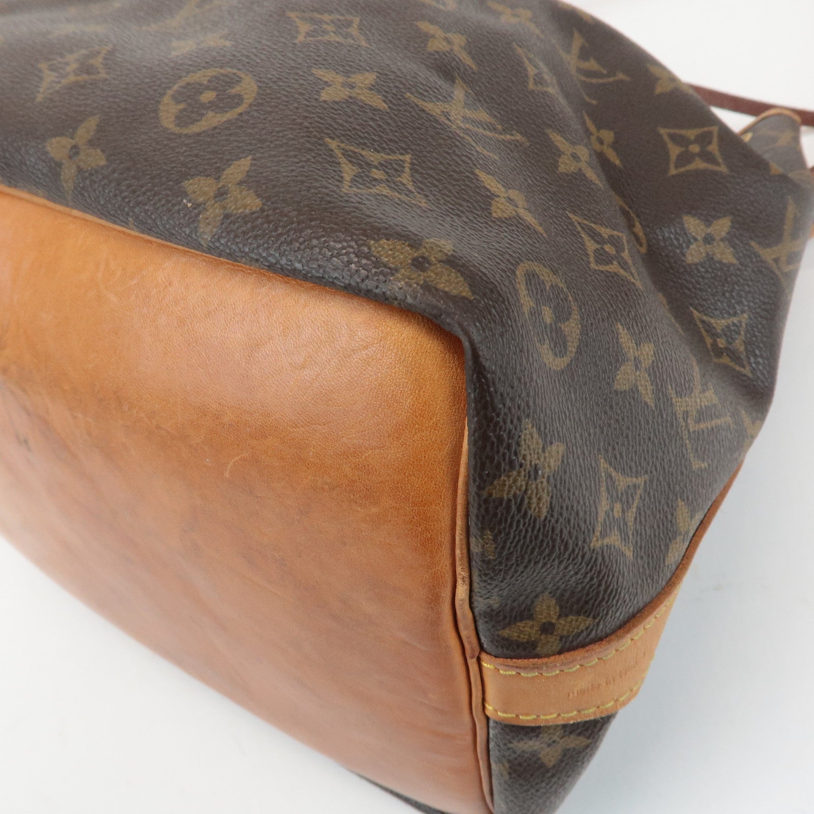 Louis Vuitton Monogram Petit Noe Shoulder Bag Brown M42226 Used