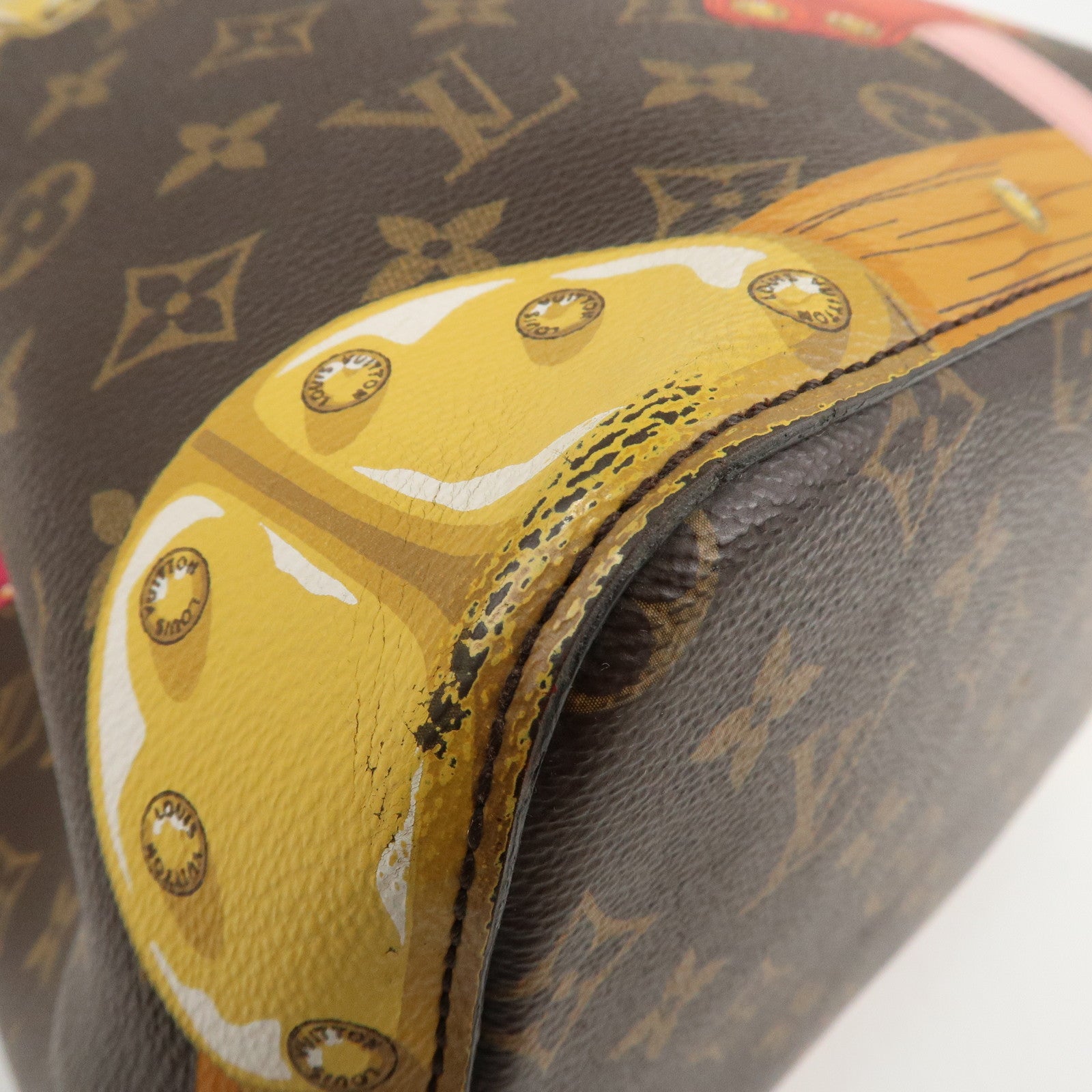 Louis Vuitton Monogram Neo Noe Trompe L
oeil Summer Trunk M40649 Used