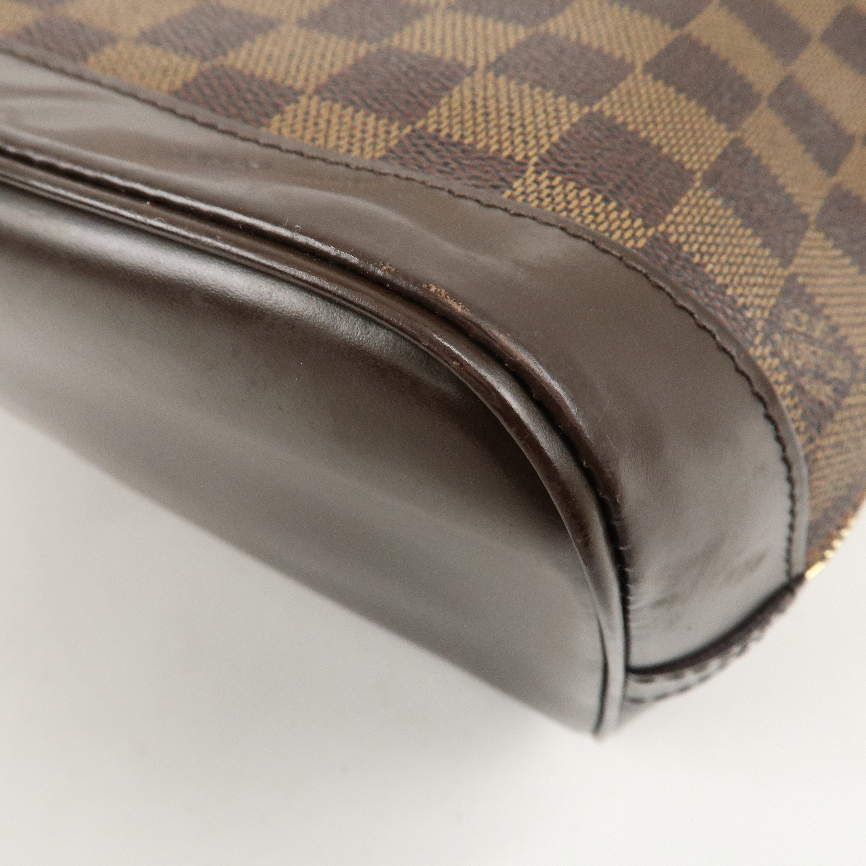 Louis Vuitton Damier Alma Hand Bag Brown N51131