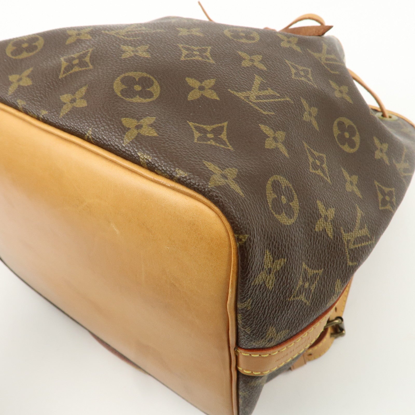 Louis Vuitton Monogram Petit Noe Shoulder Bag Brown M42226