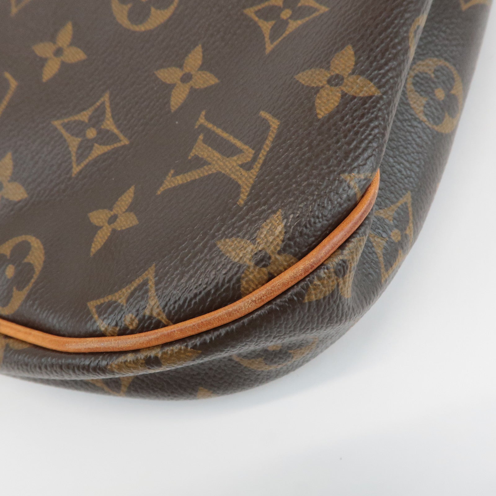 Louis Vuitton Monogram Odeon PM Shoulder Bag Brown M56390 Used