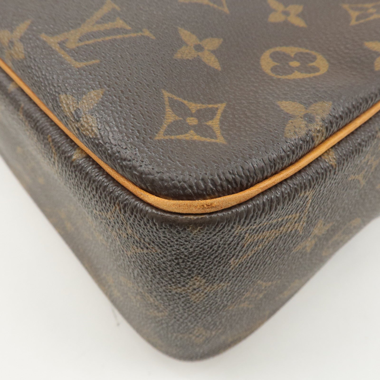 Louis Vuitton Monogram Cite GM Boston Hand Bag Brown M51181