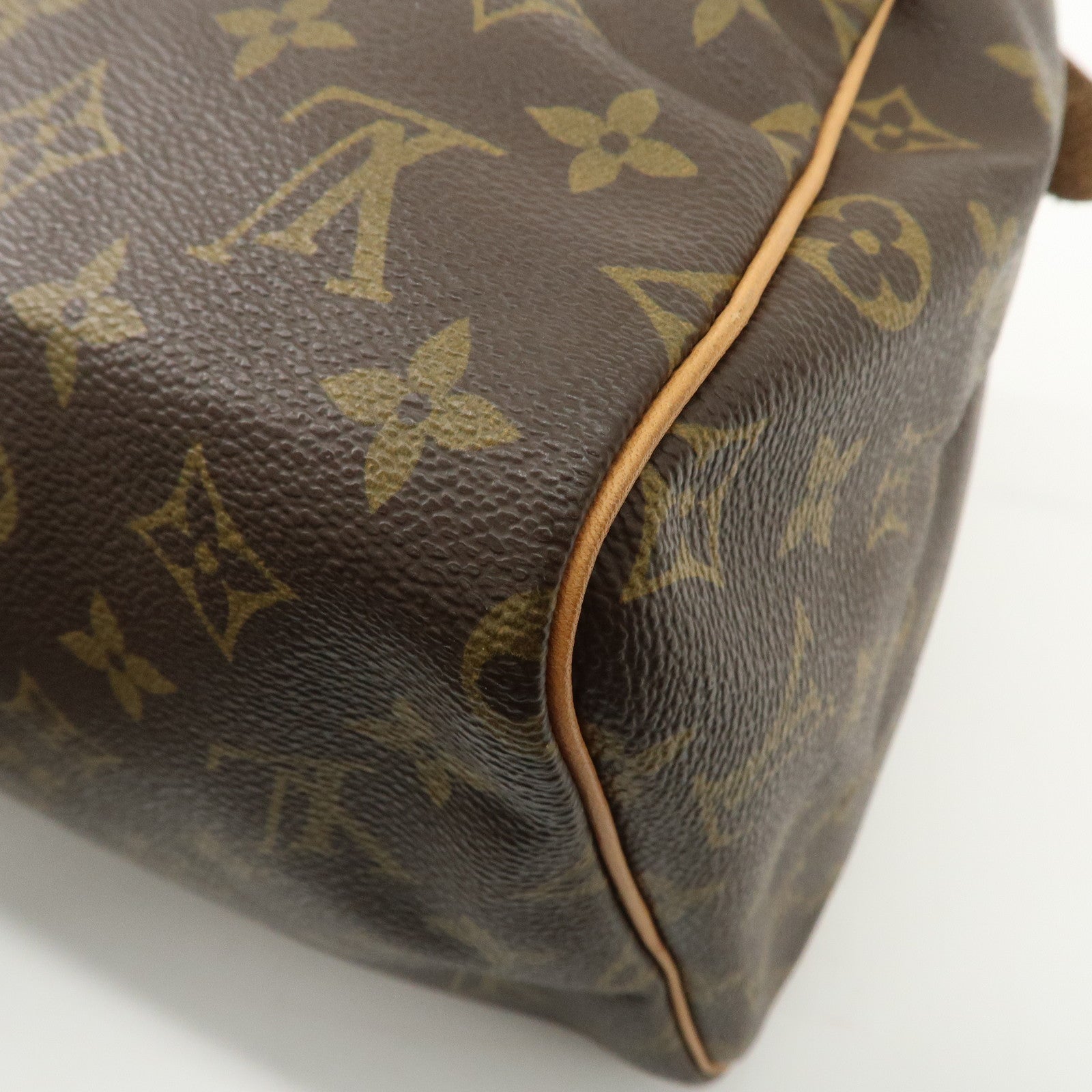 Louis Vuitton Monogram Speedy 30 Hand Bag Boston Bag M41526 Used