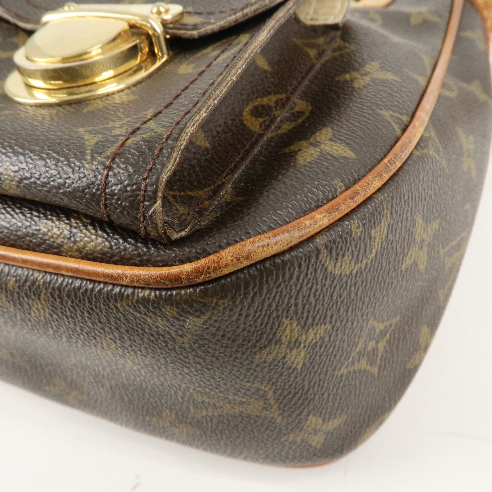 Louis Vuitton Monogram Hudson GM Shoulder Bag M40045