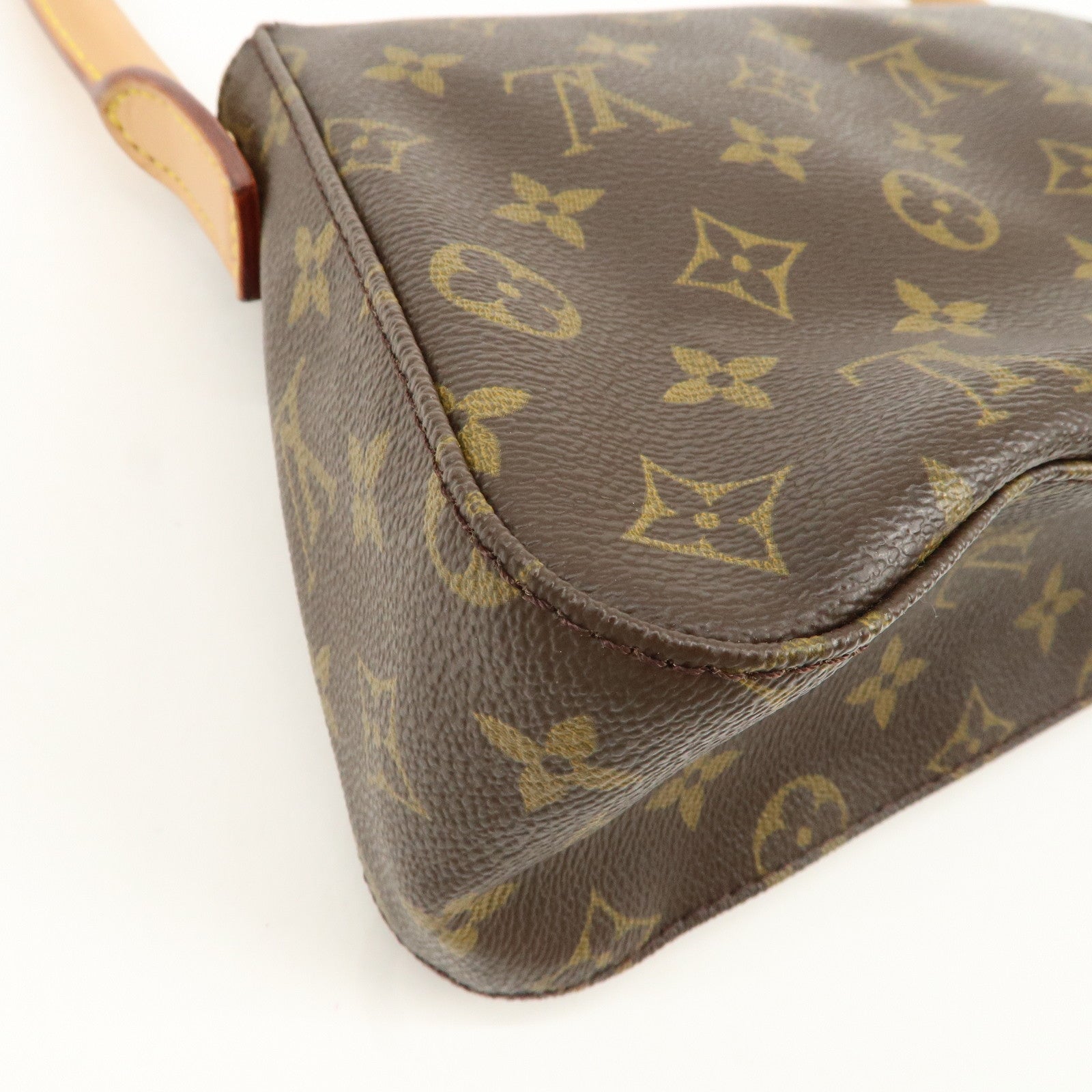 Louis Vuitton Monogram Mini Looping Shoulder Bag Hand Bag M51147 Used