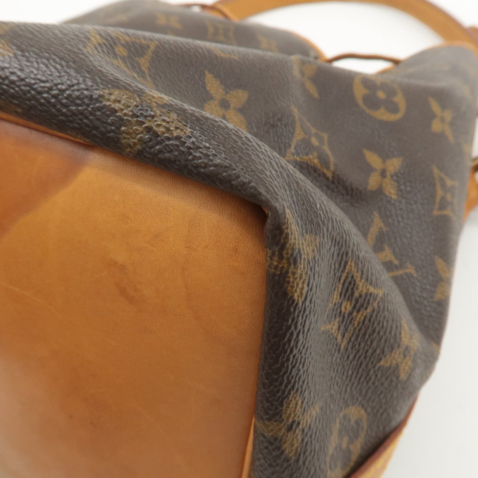 Louis Vuitton Monogram Petit Noe Shoulder Bag Brown M42226