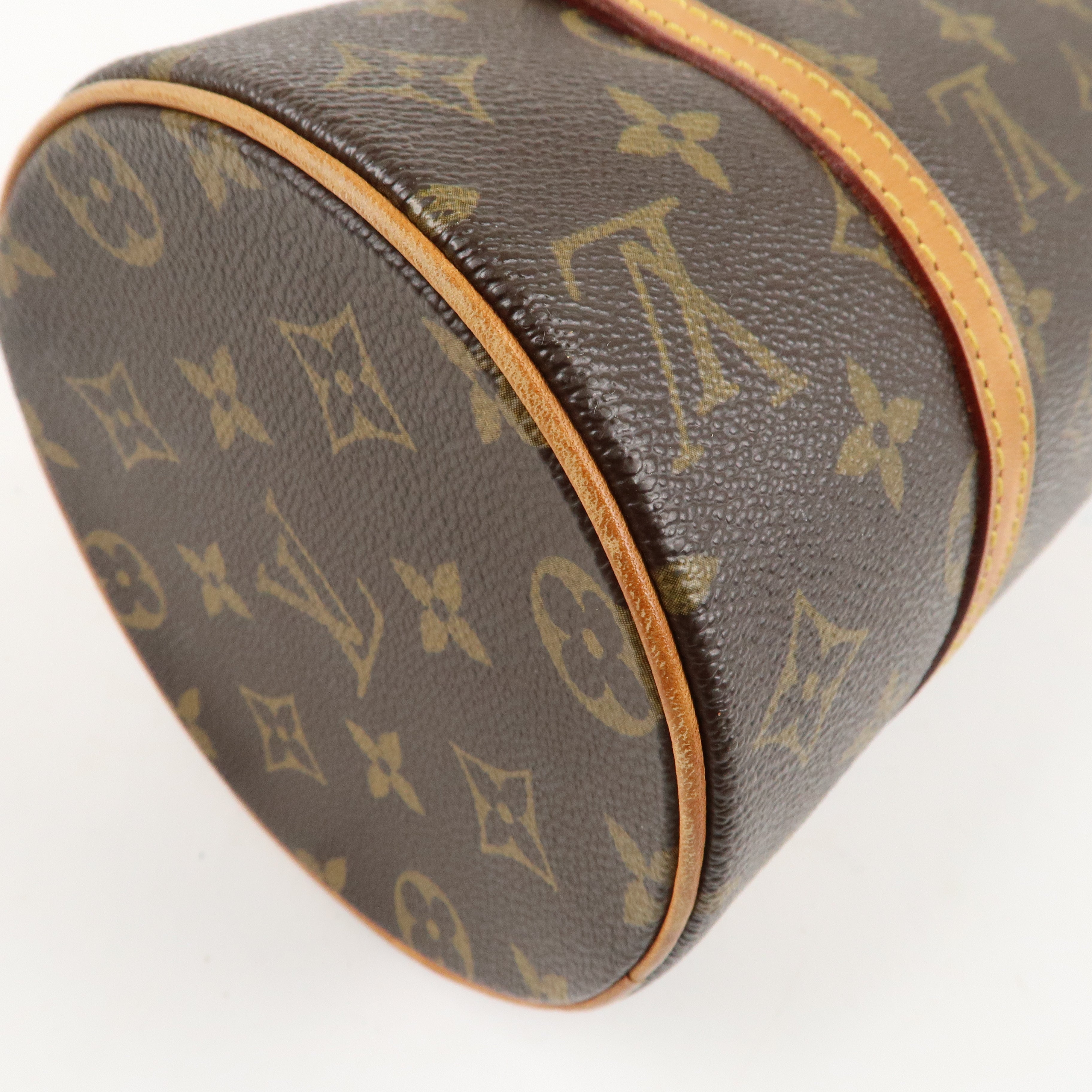 Louis Vuitton Monogram Papillon 26 Hand Bag Brown M51385