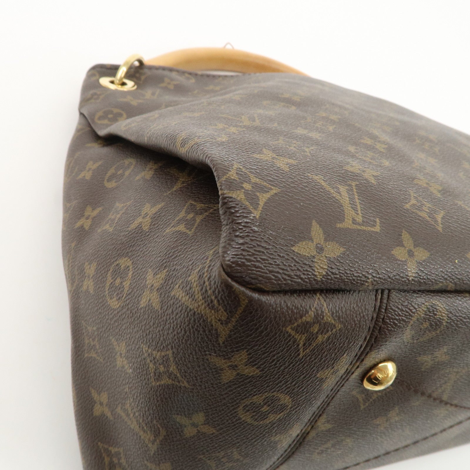 Louis Vuitton Monogram Artsy MM Shoulder Bag Brown M40249 Used