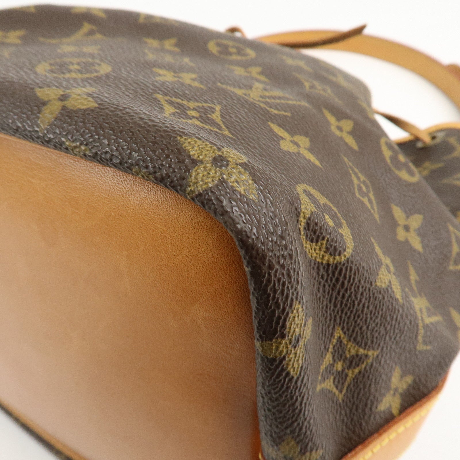 Louis Vuitton Monogram Petit Noe Shoulder Bag Brown M42226 Used