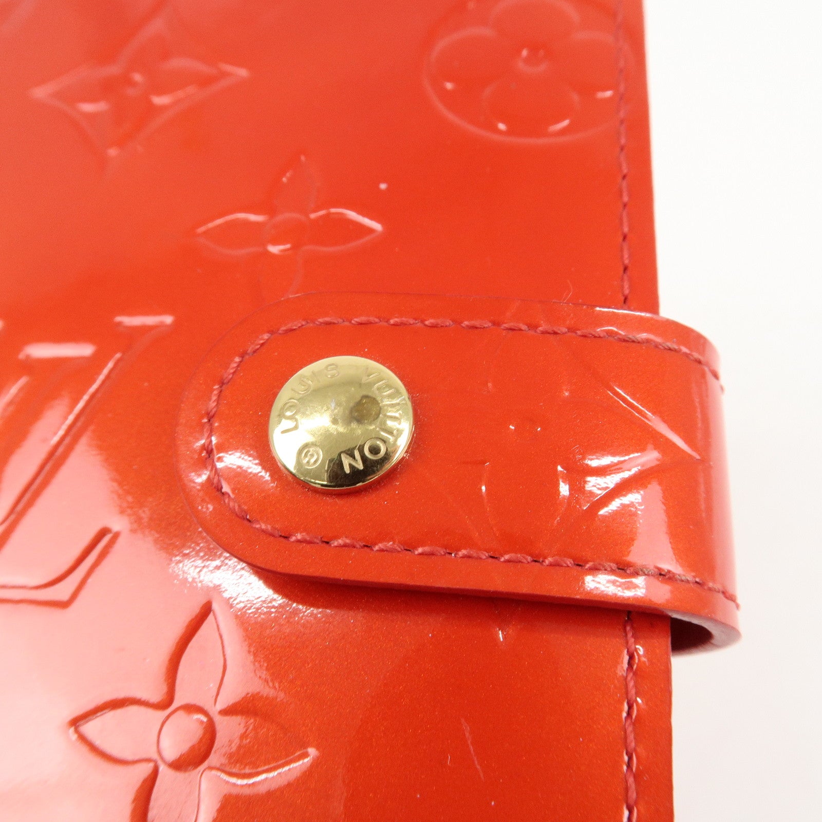 Louis Vuitton Monogram Vernis Agenda PM Planner Cover R21003