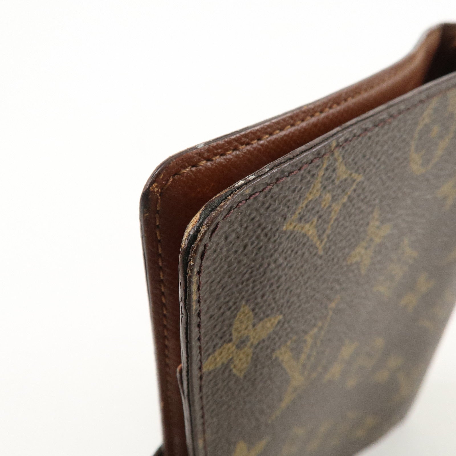 Louis Vuitton Monogram Agenda MM Planner Cover Brown R20004