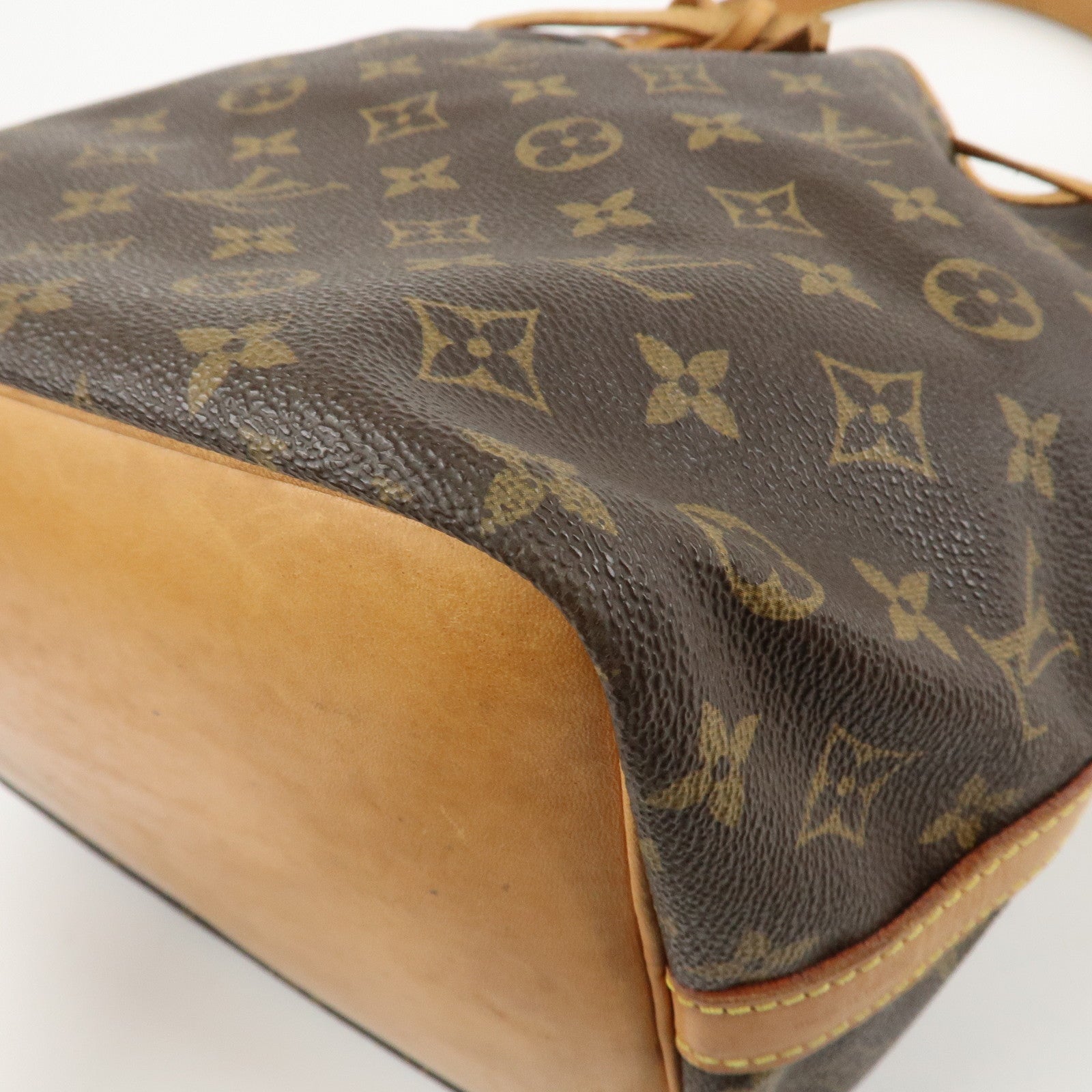 Louis Vuitton Monogram Petit Noe Shoulder Bag Brown M42226 Used