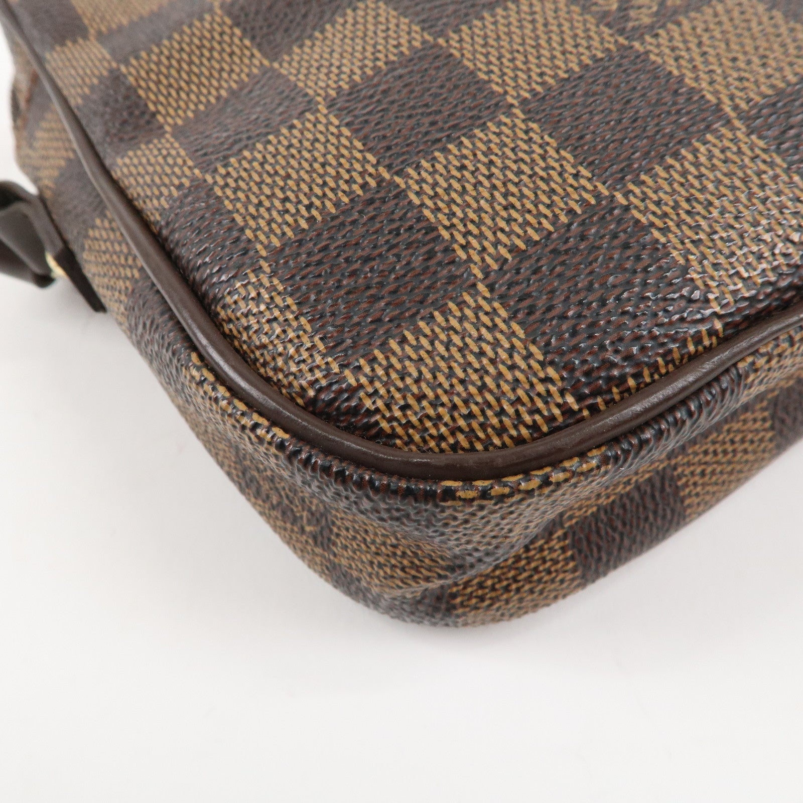 Louis Vuitton Damier Rift Shoulder Bag Brown N60009