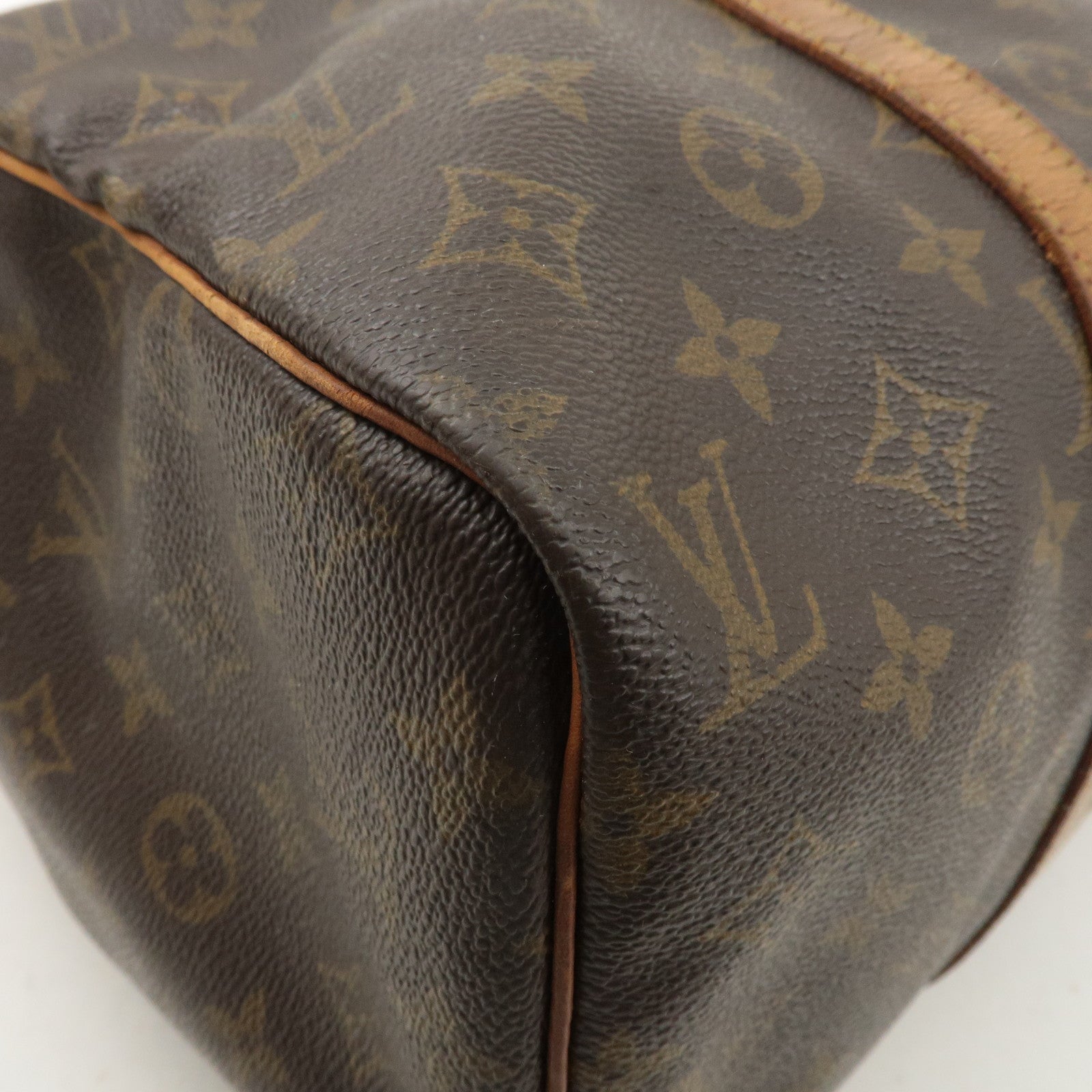 Louis Vuitton Monogram Sac Souple 35 Boston Bag Brown M41626