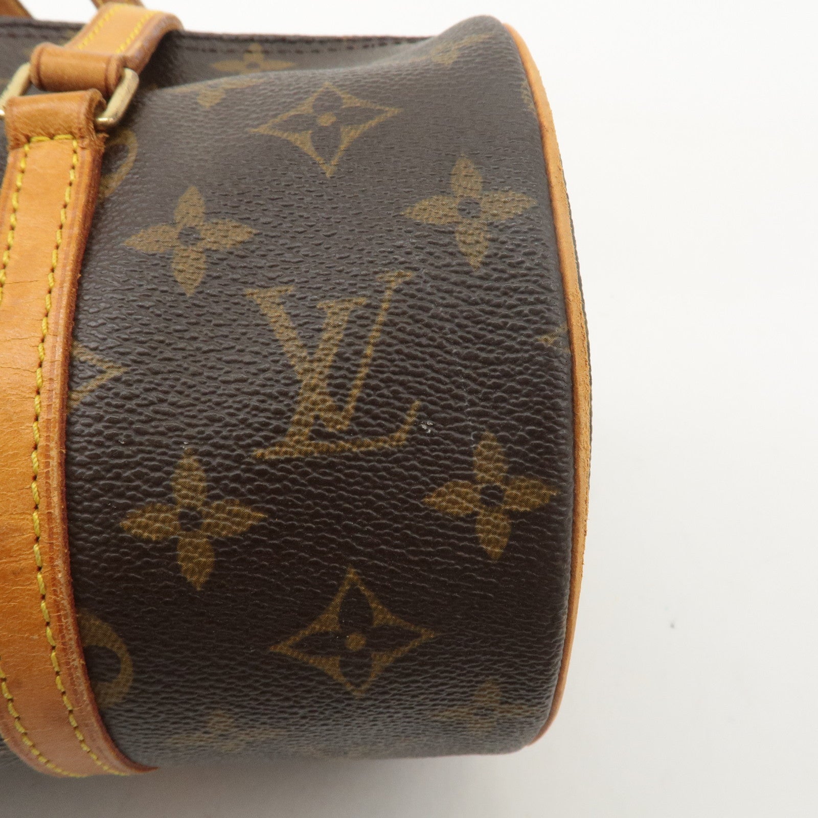 Louis Vuitton Monogram Papillon 30 Hand Bag 
Pouch Brown M51385