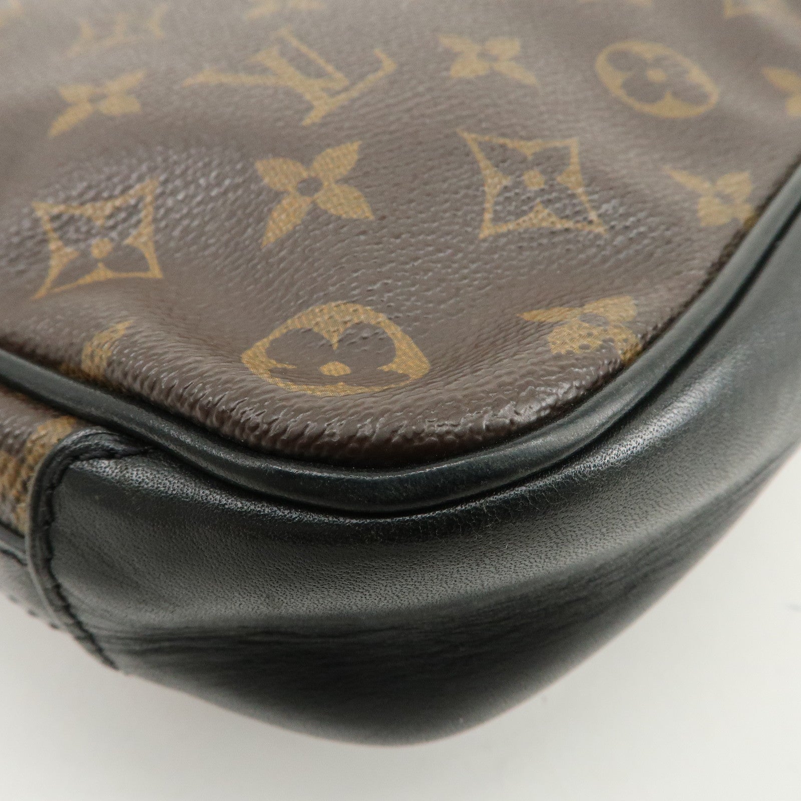 Louis Vuitton Monogram Macassar Bass PM Shoulder Bag M56717