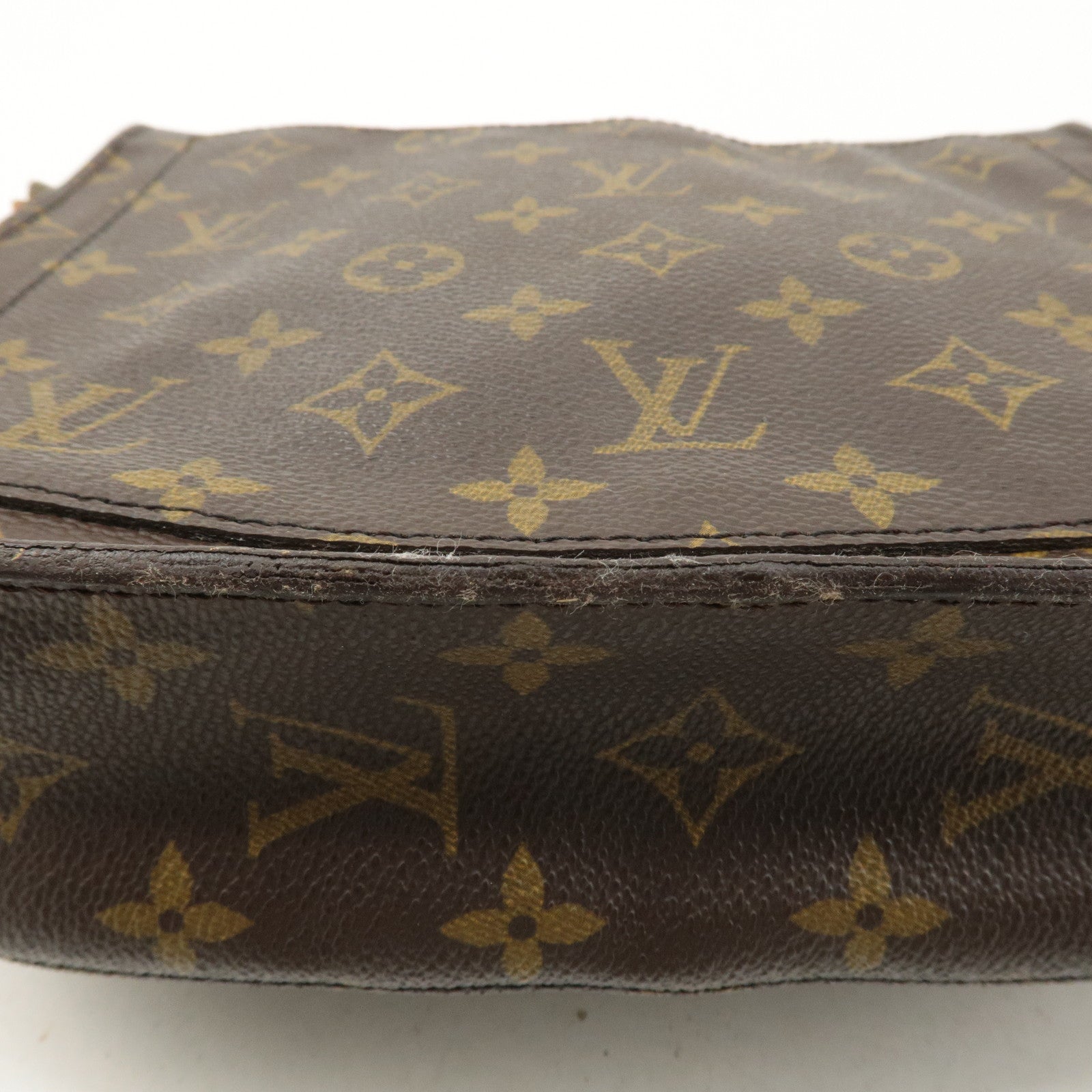 Louis Vuitton Monogram Saint Cloud GM Shoulder Bag Brown M51242